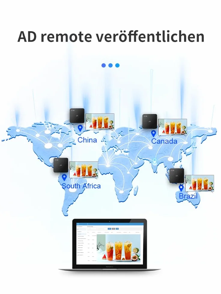 Gracz Digital Signage cms bez subskrypcji restauracja media odtwarzacz reklamowy YM05 (1+8G)