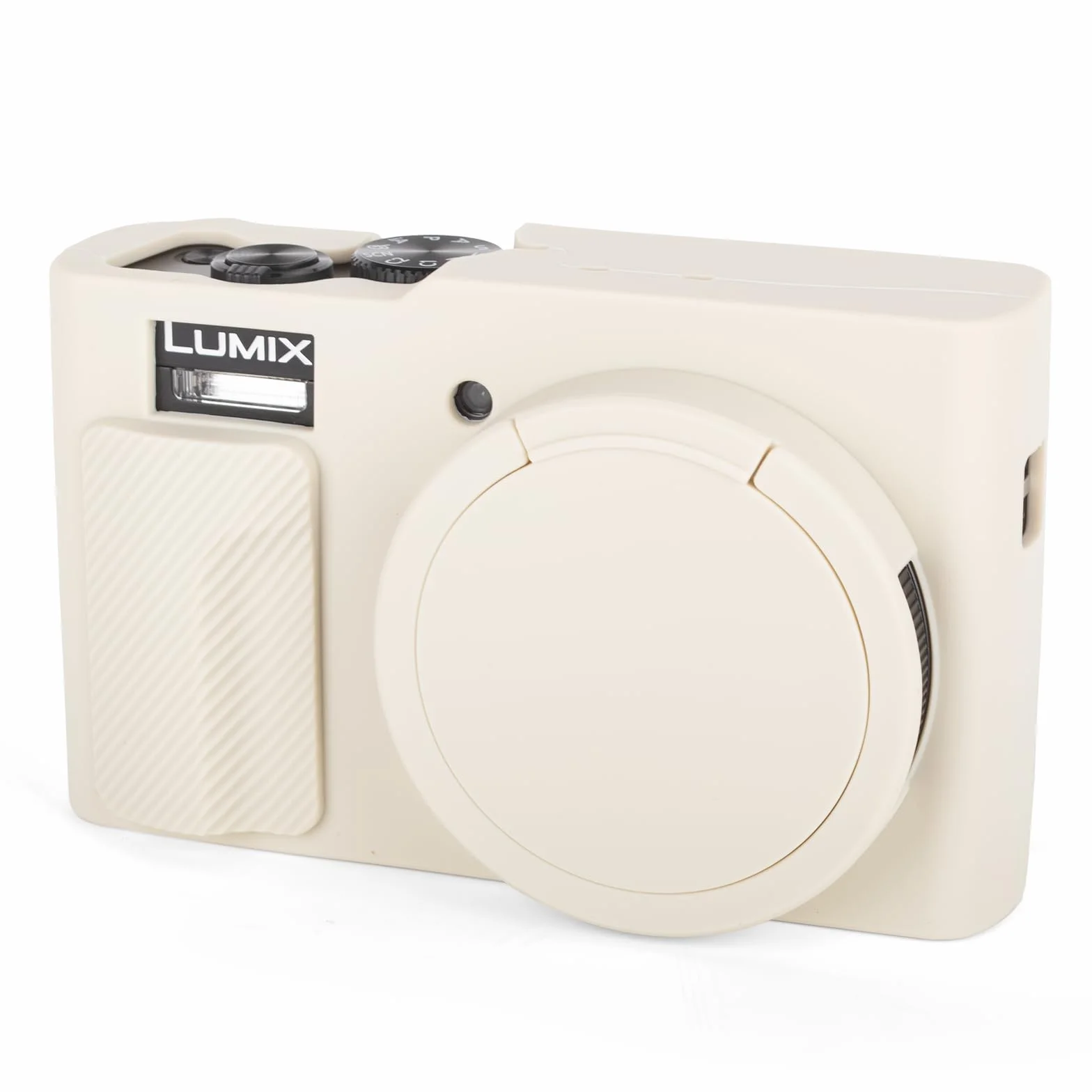 MUZIRI KINOKOO Silikonowe etui kompatybilne z aparatem cyfrowym Panasonic Lumix DC-ZS99 - miękka guma DC-ZS99 pokrowiec ochronny ze zdejmowaną osłoną obiektywu - antypoślizgowe i odporne na