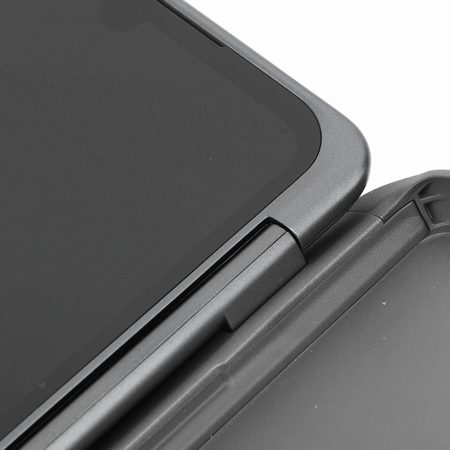 AMONIDA Etui na Telefon z Dwoma Ekranami i Adapterem Magnetycznym Typu C do Telefonu Velvet 5G G9, Elastyczny Zawias Umożliwiający wielozadaniowość, Wirtualny Joystick do Gier, materiał ABS (GRAY)