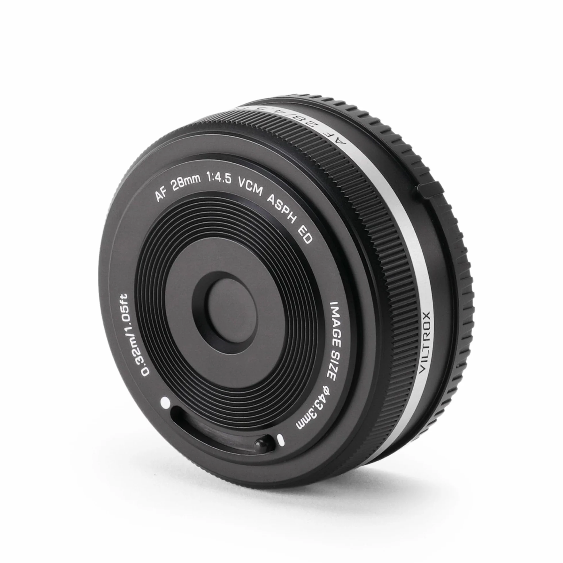 VILTROX 28mm f4.5 Obiektyw naleśnikowy dla Sony E, Auto Focus 28mm f/4.5 FE Chip-Size Ultra cienki obiektyw pełnej klatki do Sony E Mount