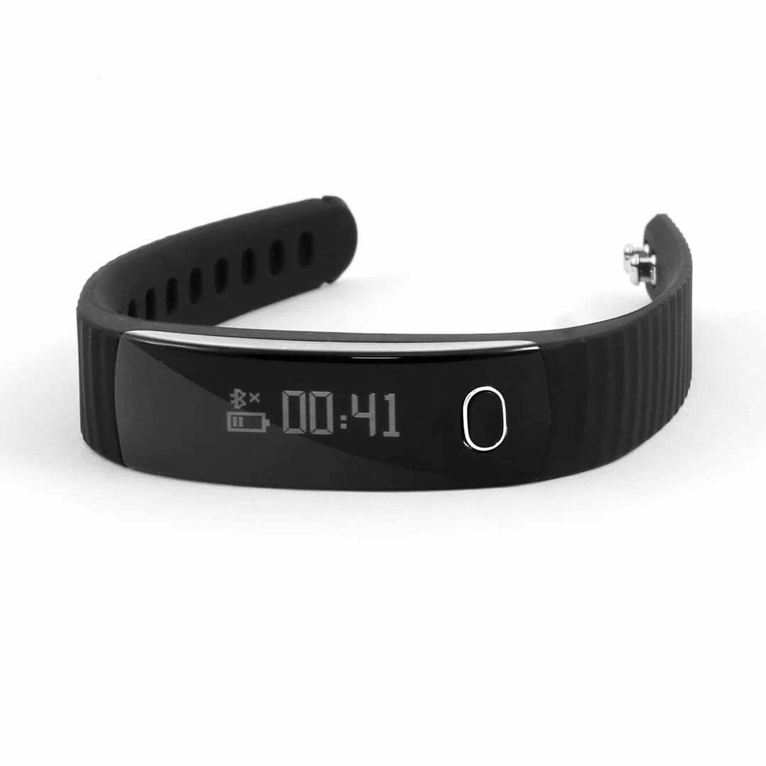 Ruilogod Sport Smartband H8 Sleep Monitor Fitness Smart Bransoletka Czarny dla Androida 4.3 IOS 7.0
