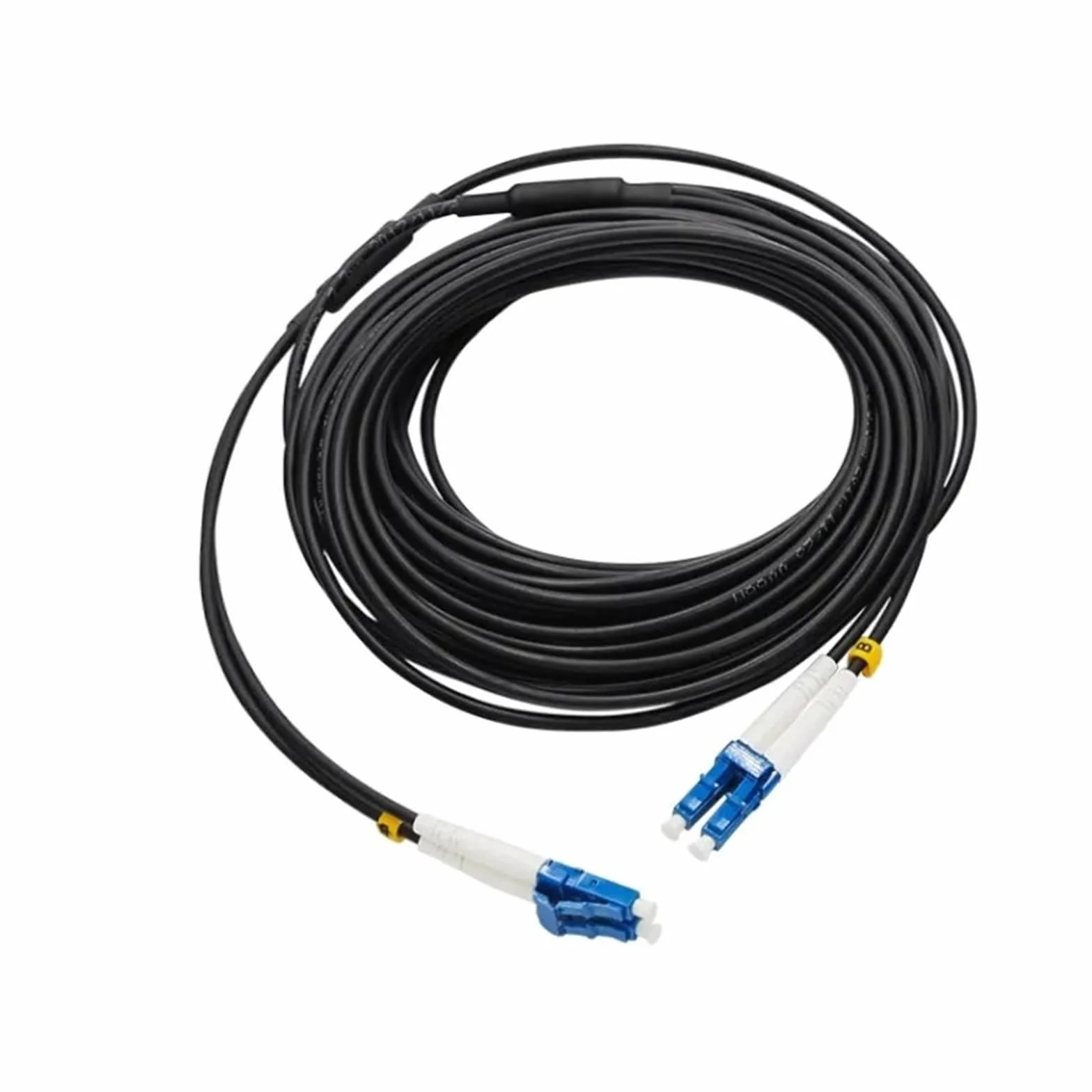 Kabel zewnętrzny światłowodowy, SC-SC/FC/LC jednomodowy 2 rdzenie, Duplex, opancerzony kabel połączeniowy do skakania kabla oplotu, 200 m, 250 m, 300 m (SC-SC 300m)