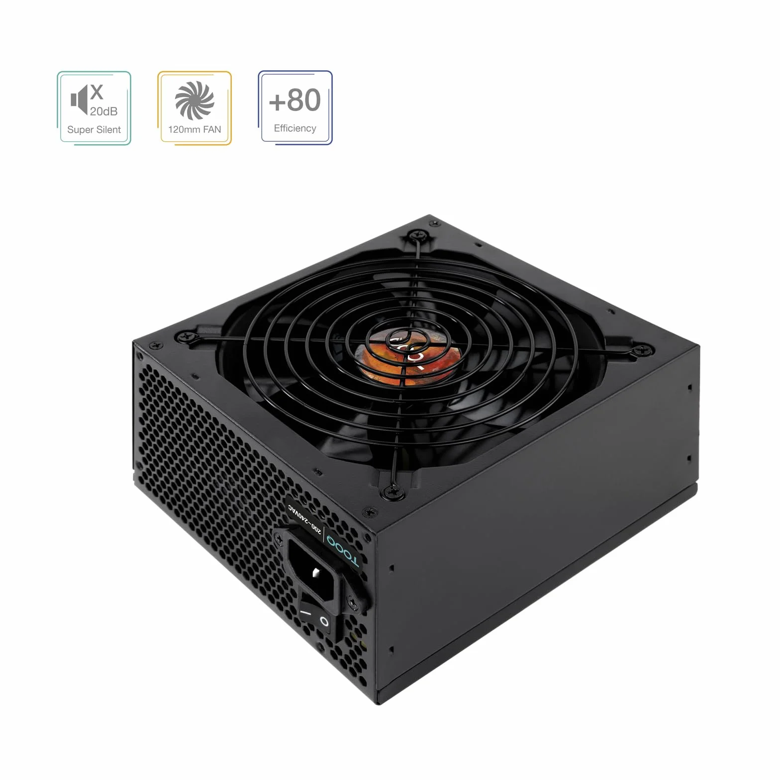 TOOQ TQHELIOS-750SP zasilacz ATX 750 W APFC 80Plus brązowy