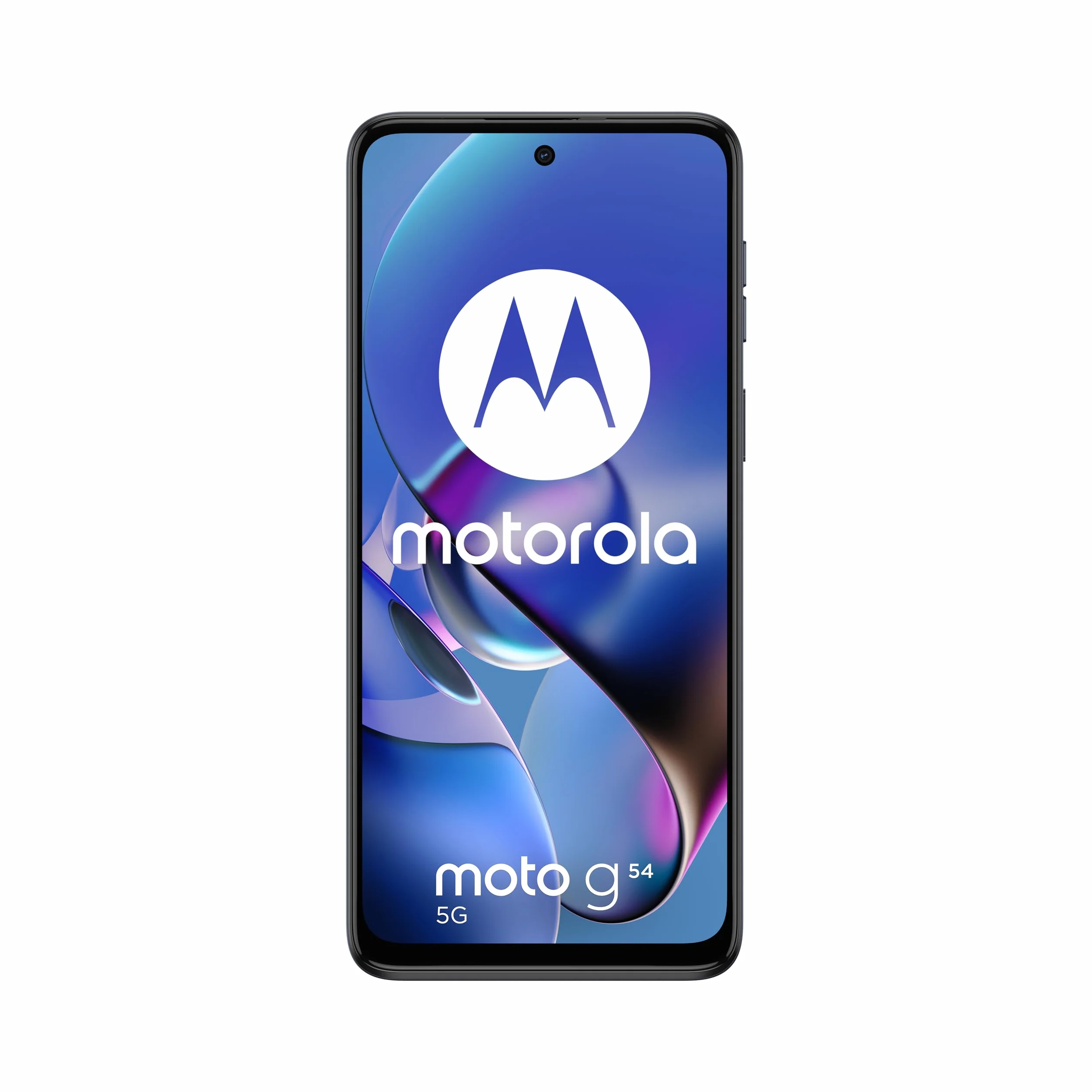 Moto G54 24 GB (12 GB + 12 GB RAM Boost) / 256 GB niebieski indygo, Hiszpania, ekran Full HD+ Surround i Dolby Atmos, system kamer 50 MP z OIS, moc 5 G, akumulator 5000 mAh, ładowarka wchodzi w zakres