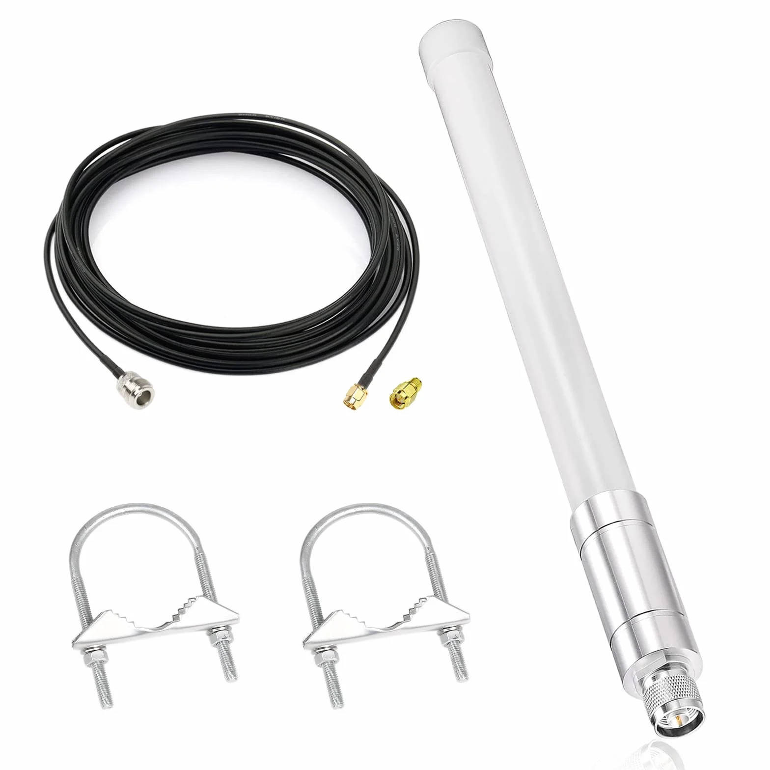 Antena LoRa 868 MHz Outdoor 3dBi 40 cm, RAK włókno szklane antena z przedłużaczem 3 m, wzmacniacz sygnału WiFi, do RAK Nebra Bobcat HNT SyncroBit LoraWan Gateway Lora moduł repeater
