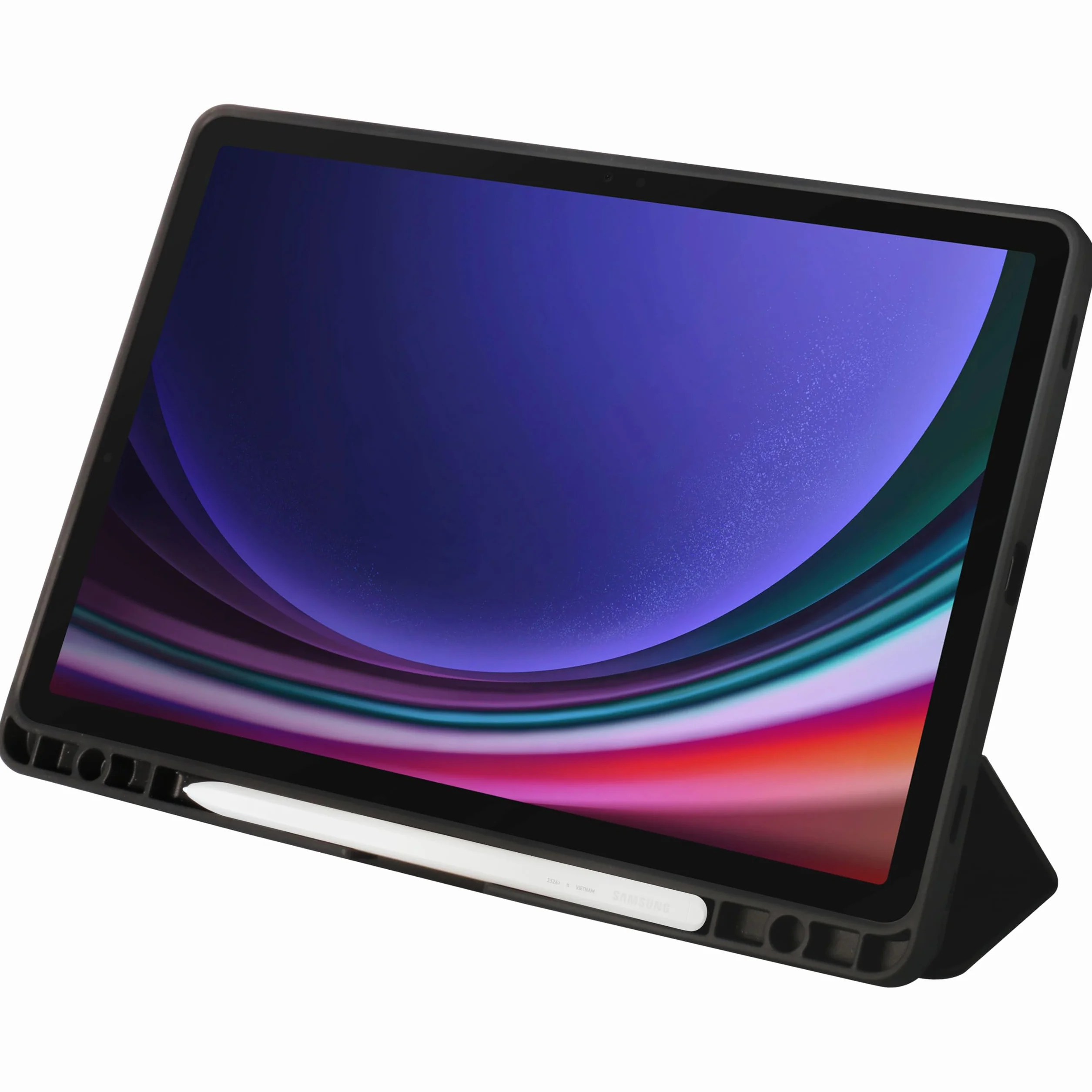 OtterBox React Folio Etui na Samsung Galaxy Tab S9, Czarne | odporny na upadki, smukły futerał ochronny, przetestowany zgodnie ze standardami wojskowymi