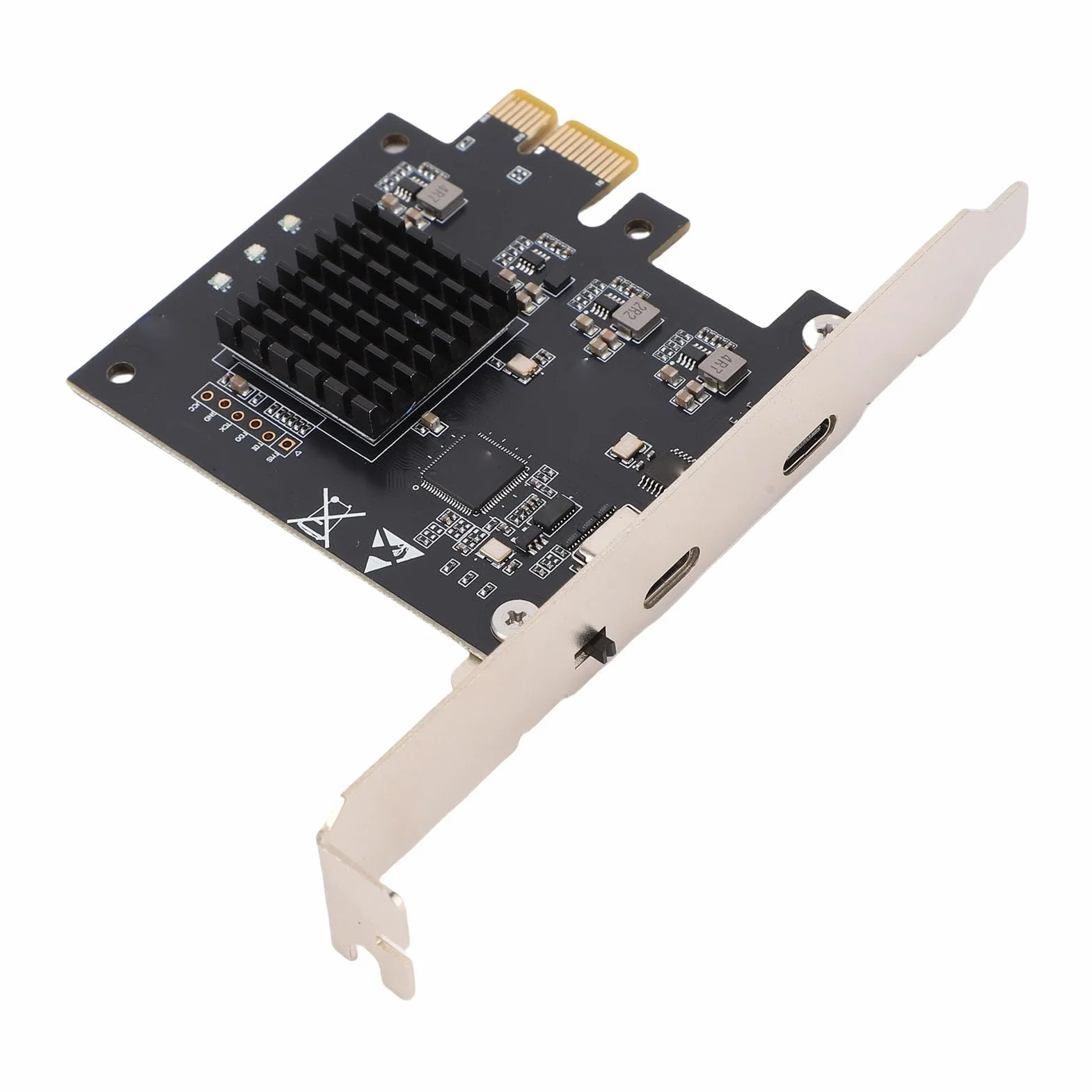 Fabater Karta USB C DMA do Gier i Rozwoju AI o Niskim Opóźnieniu, z 8 GB Pamięci DDR4 i 4 Portami USB, Kompletny Zestaw