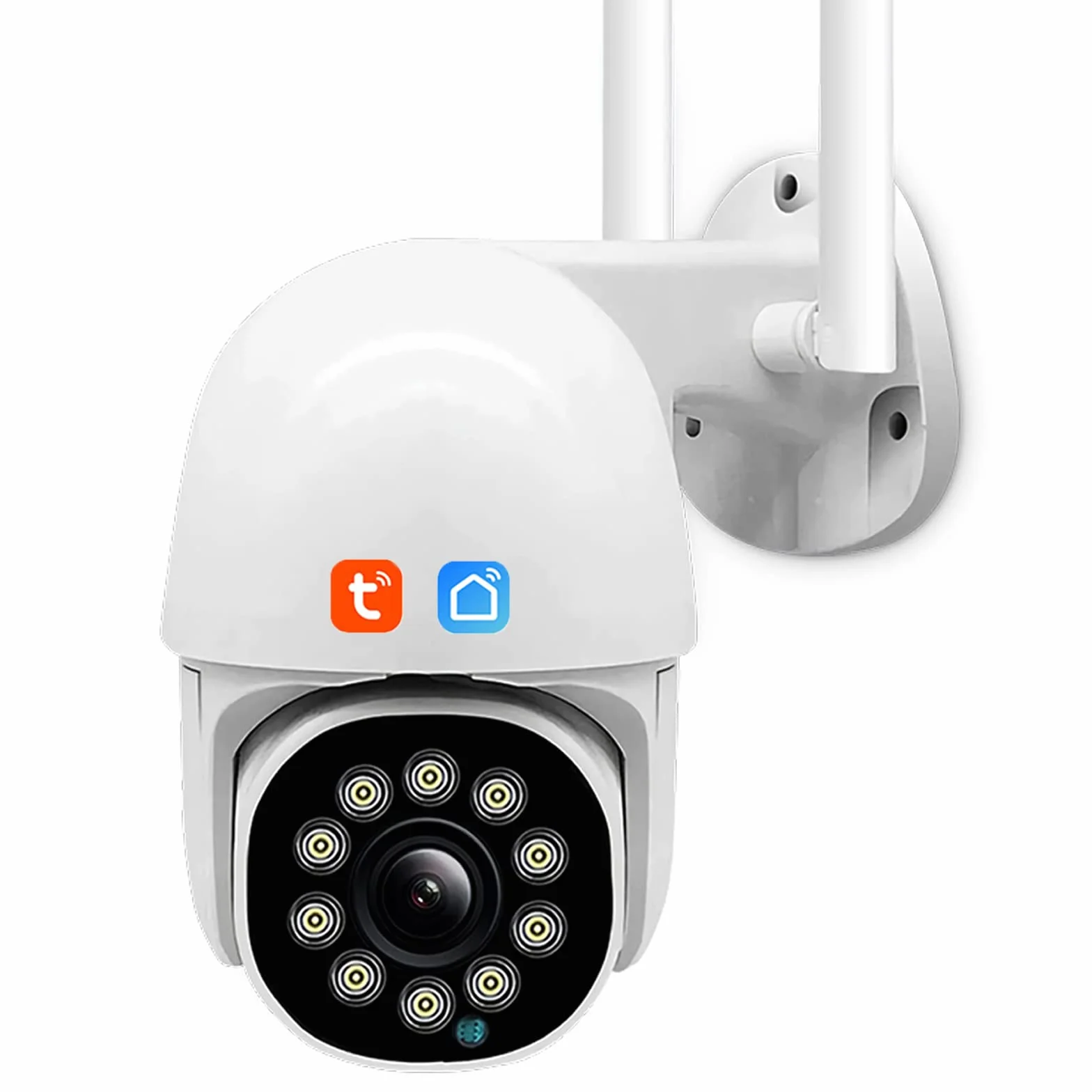 Kamera IP 3MP z 4-krotnym zoomem, WiFi Tuya Inteligentne automatyczne śledzenie domowej kamery bezpieczeństwa, kolorowy noktowizor zewnętrzny wodoodporny nadzór,Camera
