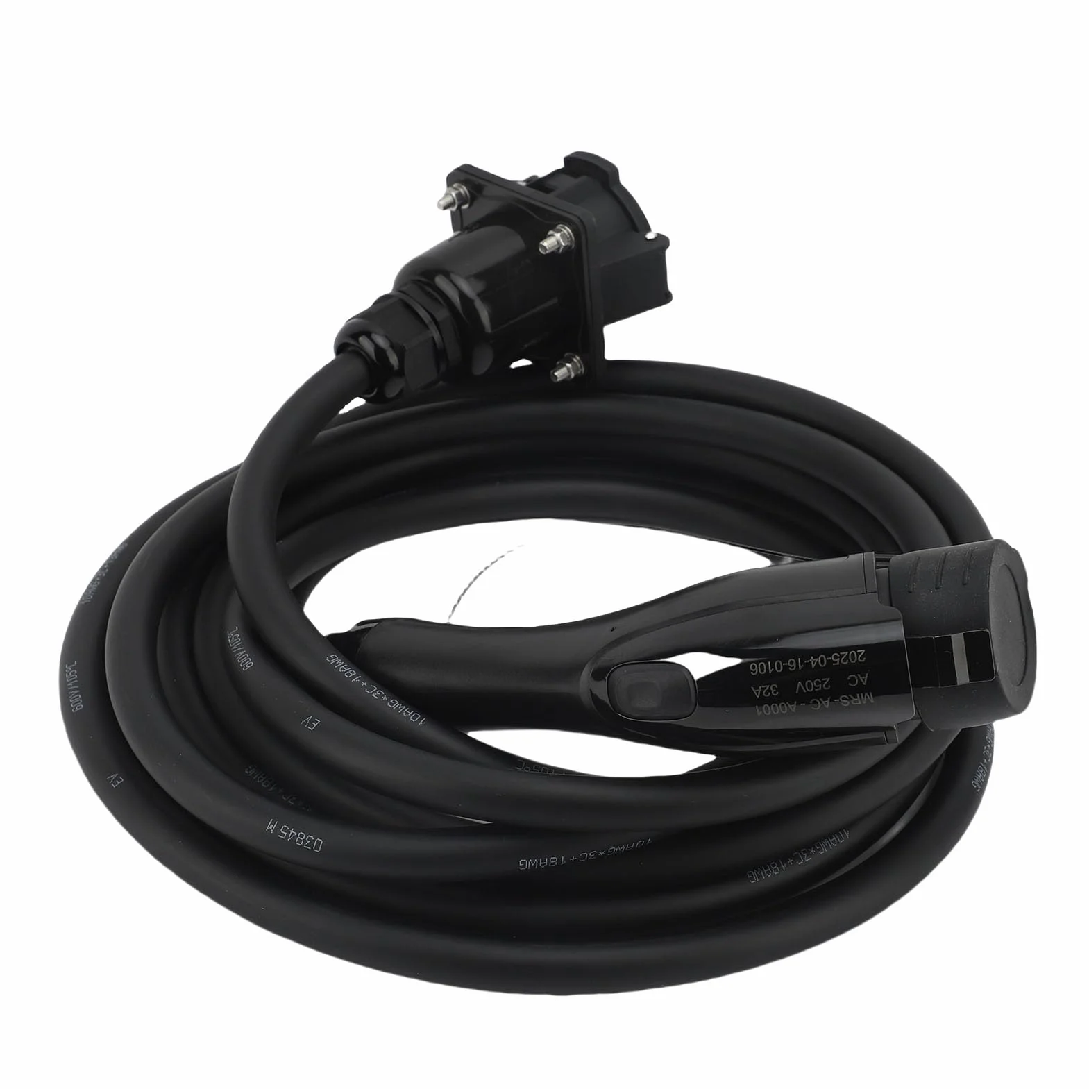 Tbest Kabel ładowarki EV Typ 1 Przedłużacz ładowania EV J1772 Przedłużacz Kabel ładujący Typu 1 32A 7,6KW 19,69ft IP54 środek Zmniejszający palność do Pojazdów Elektrycznych