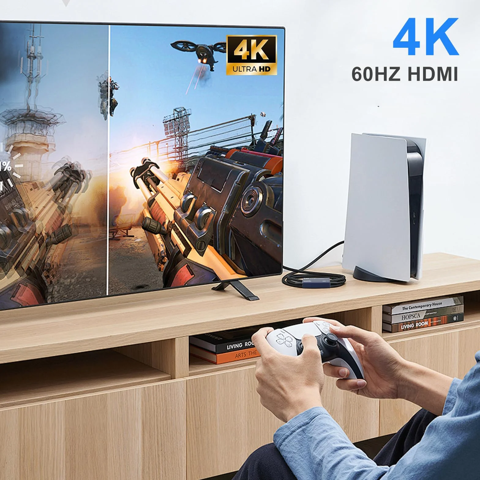 Video Capture Card 4K HDMI do USB 3.0 1080p 60 Hz, karta do nagrywania wideo do PS4 / PC / OBS / aparatu / streamingu