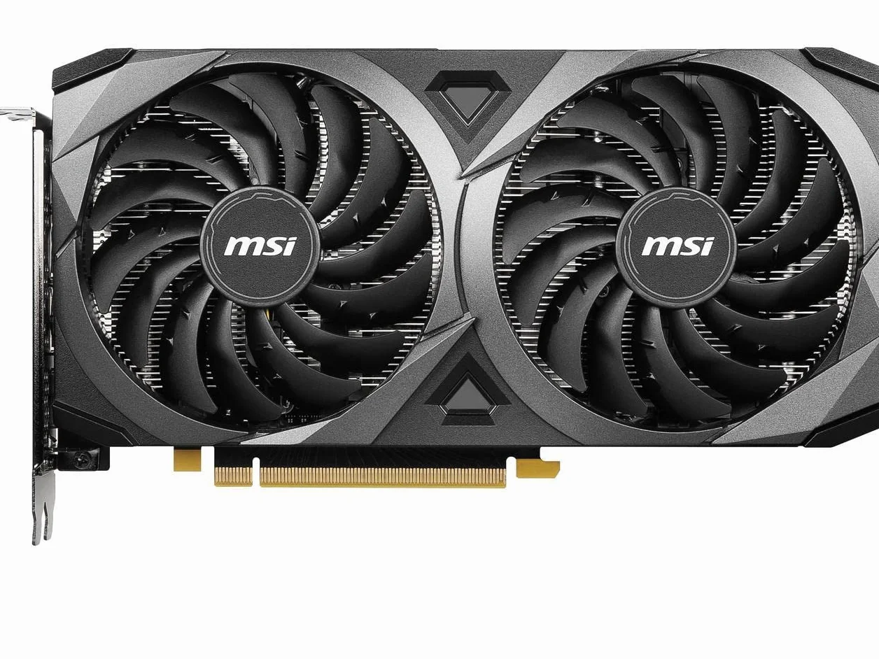 MSI Gamingowa karta graficzna GeForce RTX 3060 12 GB 15 Gb/s GDRR6 192-bitowa HDMI/DP PCIe 4 Torx Twin Fan Ampere OC (RTX 3060 Ventus 2X 12G OC)