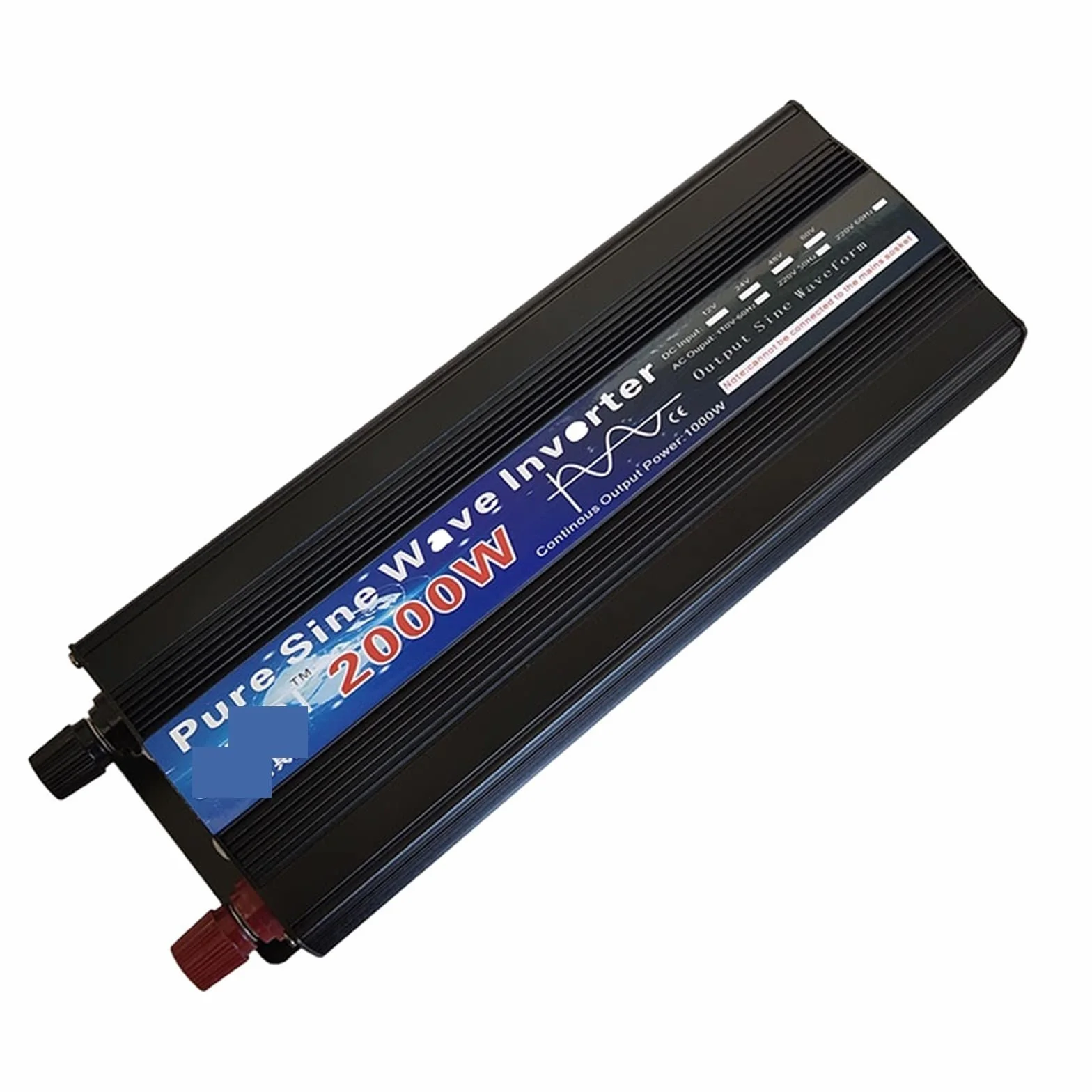 Falownik z czystą sinusoidą, Przetwornica czystej fali sinusoidalnej 1000W 1600W 2000W DC 12V / 24V 50Hz 60Hz przetwornica napięcia domowy konwerter samochodowy energia słoneczna(2600W,12V)