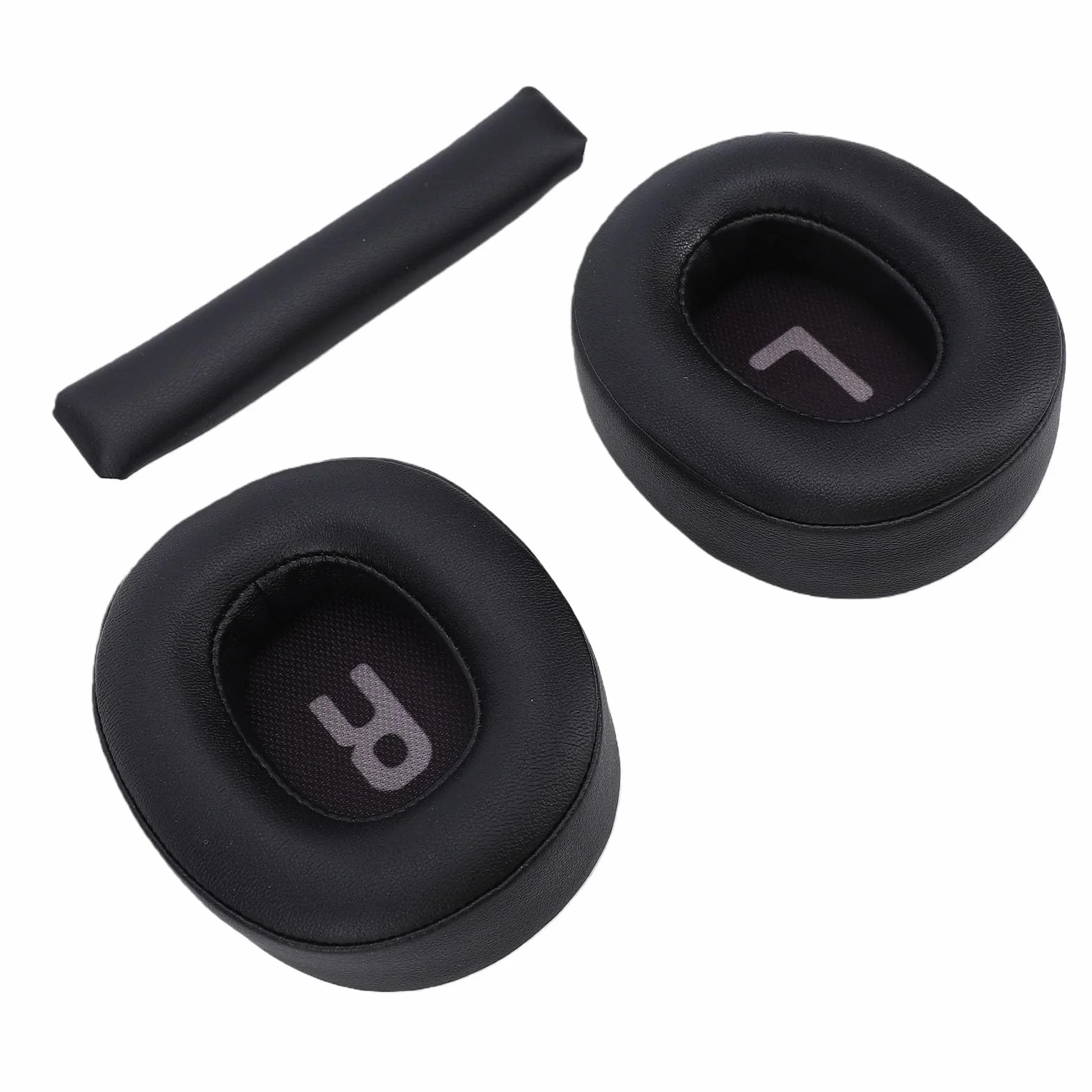 CCYLEZ Wymienne Nauszniki do Słuchawek, Poduszki Nauszne Nauszniki do Tune 710BT 720BT 770NC ze skórą proteinową i gąbką z Pianki Memory Comfort Fit (BLACK)
