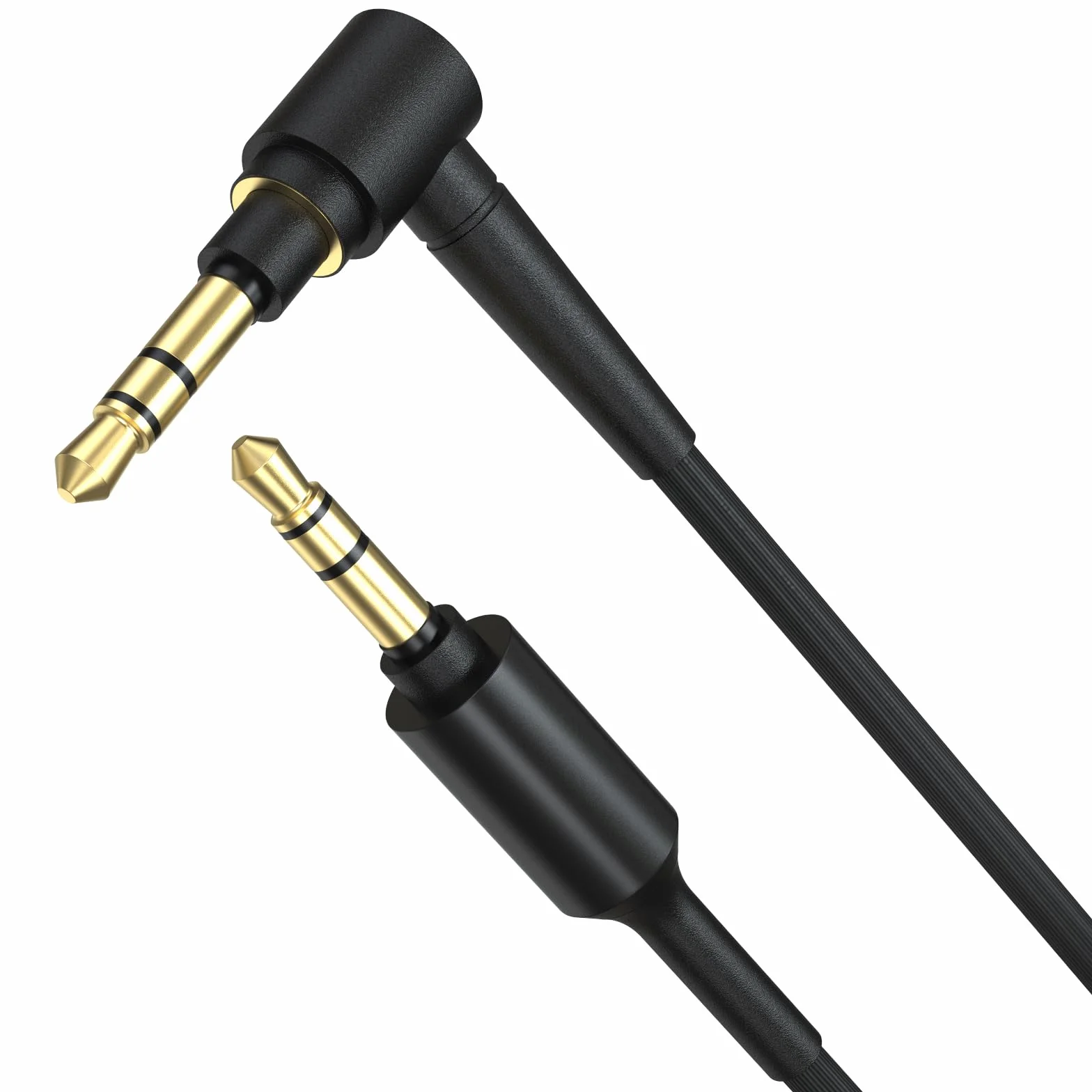 Zamienny kabel audio WH-1000X do słuchawek Aux kompatybilny z Sony MDR-XB950BT MDR-1000X WH-1000XM2 WH-1000xm3 WH-CH700N MDR-100ABN MDR-1A MDR-1ADAC MDR-XB950N1 słuchawki bezprzewodowe (czarne)