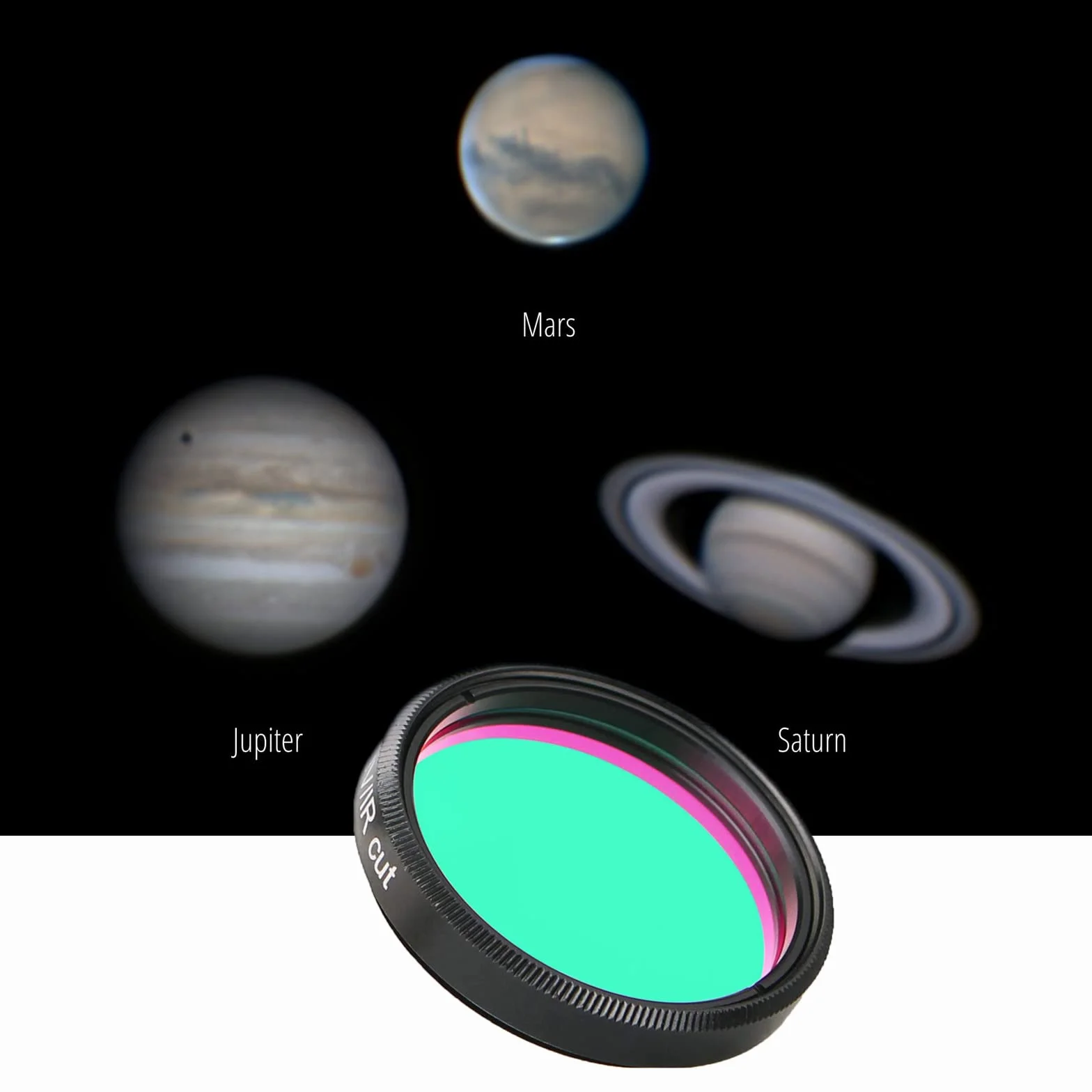 Svbony 1,25-Calowy Filtr UV IR Cut | Ultrafioletowa Blokada na Podczerwień do Kamery CCD Astrofotografia