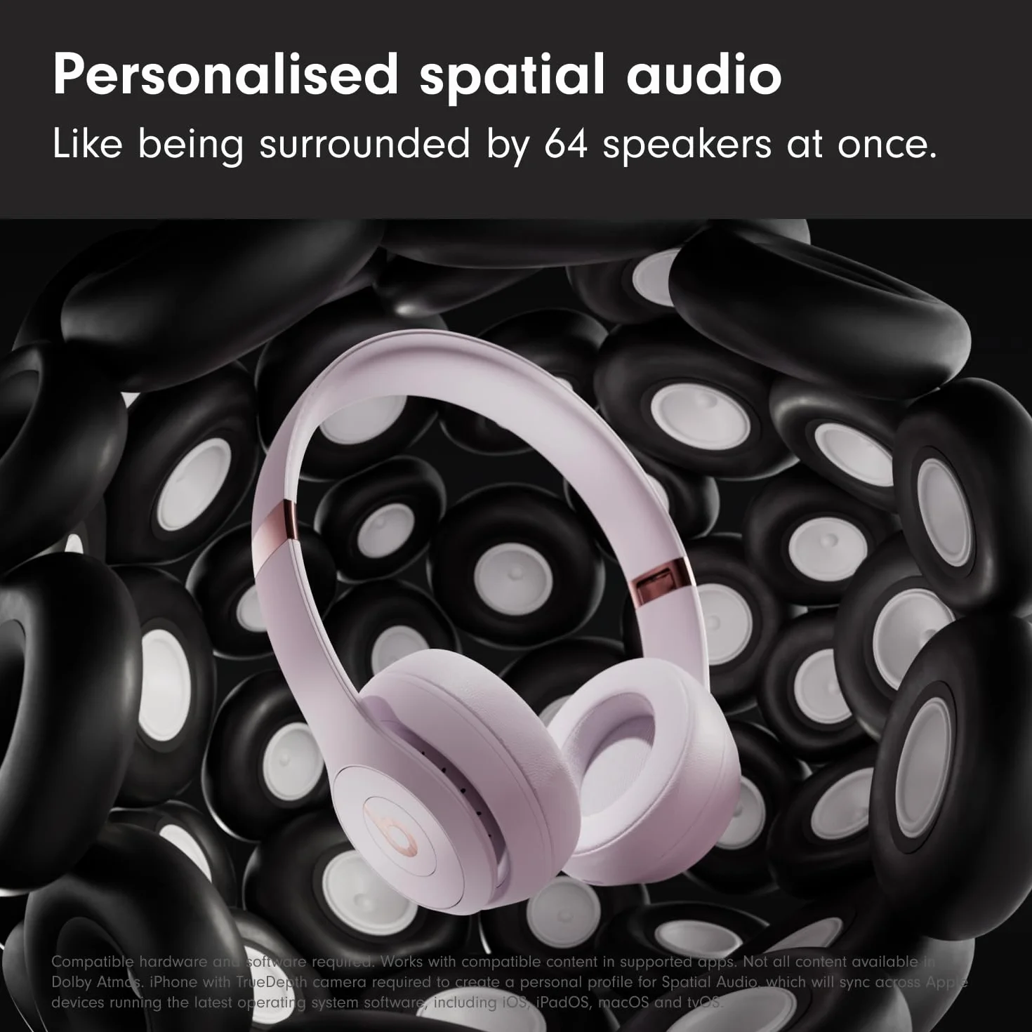 Beats Solo 4 Wireless Headphones Cloud Pink