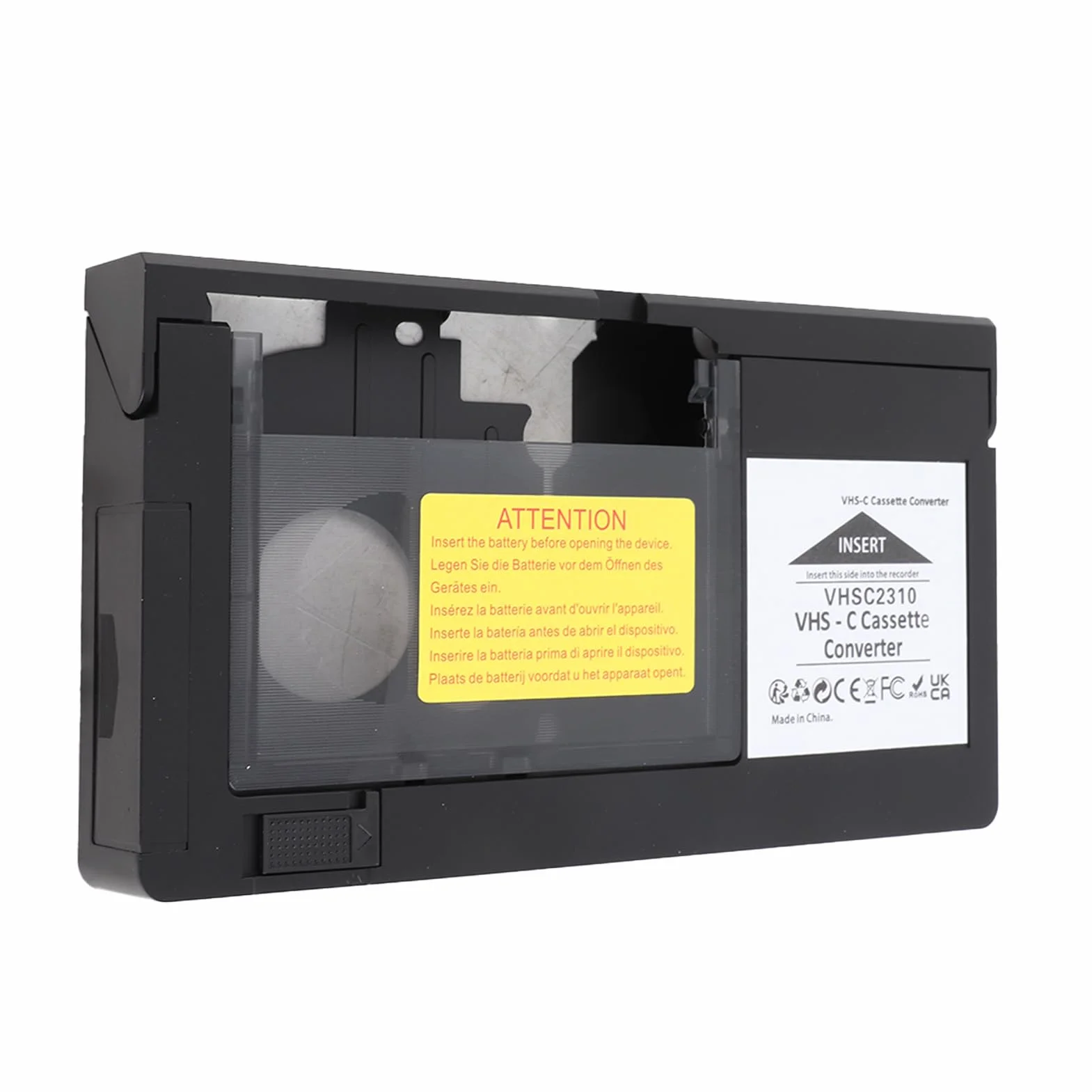 CHICIRIS VHS C TAPE Cassette Adapter Box dla VHS do VHSC Cassette Converter Wsparcie Odtwarzające