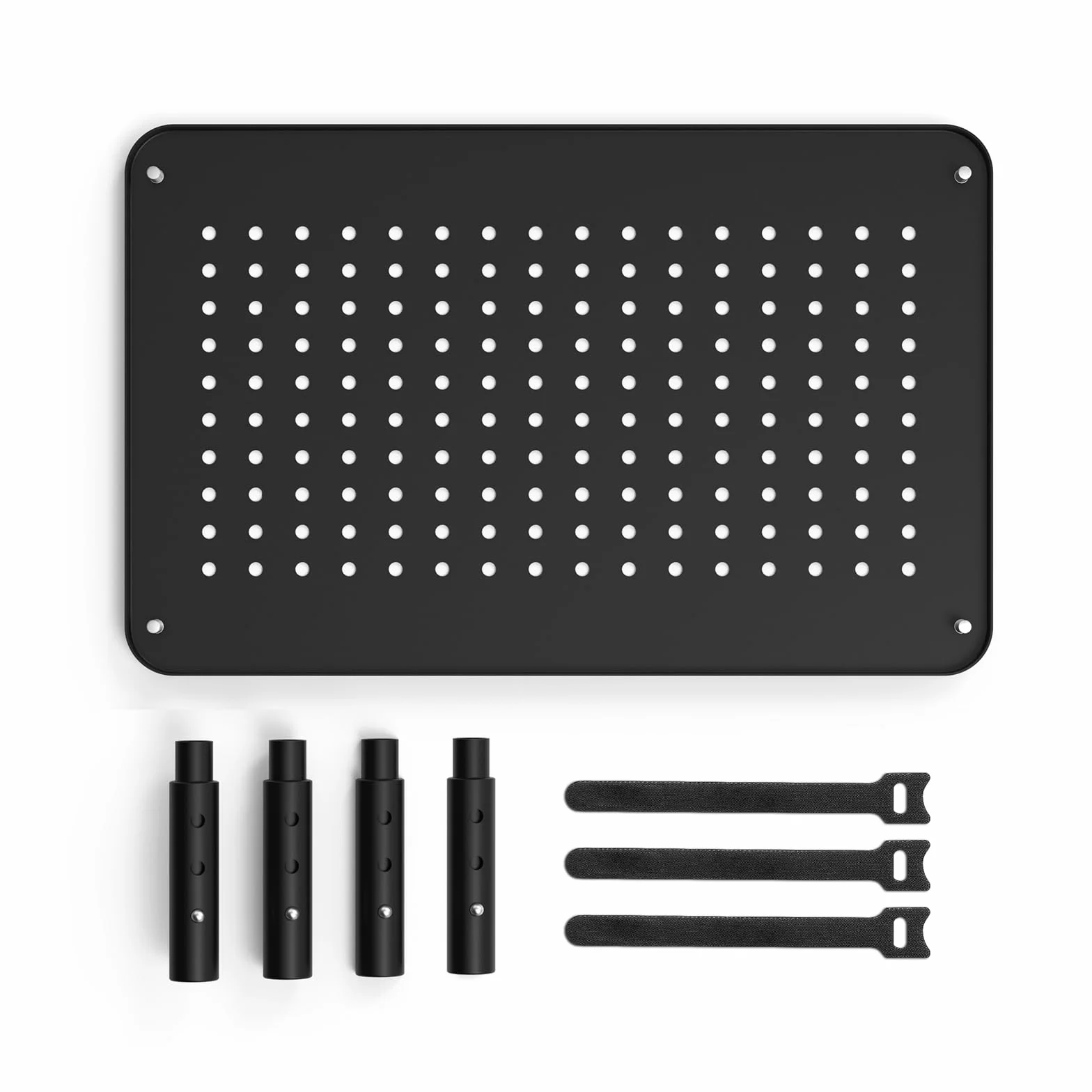 GRIFEMA GB1051 Podstawka pod Monitor Metalowa, Ergonomiczny Stojak na Monitor, Laptop lub Drukarkę, Udźwig do 20 kg, Regulowana Wysokość, 370×235 mm, Czarna