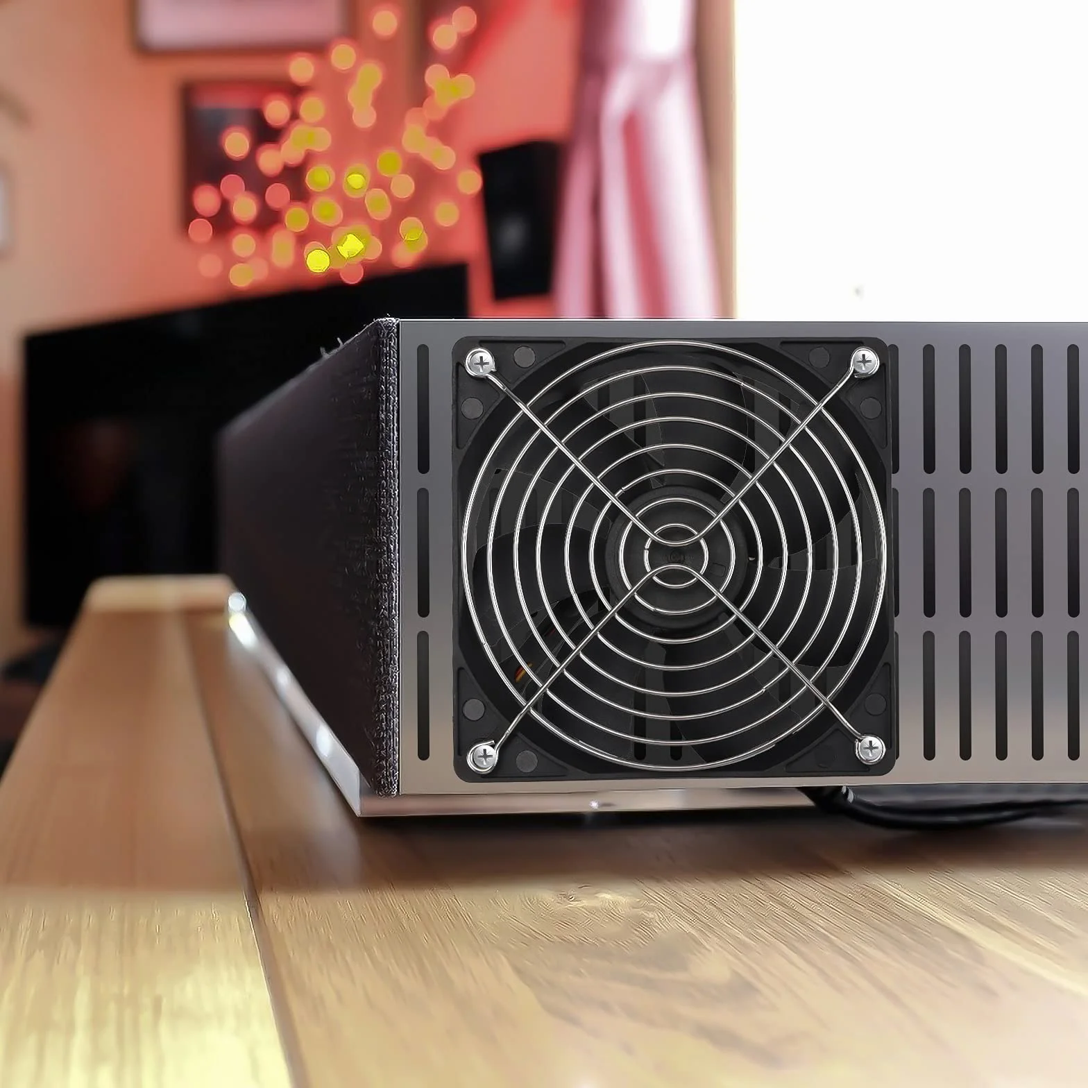 Cichy wentylator chłodzący 12 V DC 120 mm, regulacja prędkości przez wejście 5 V do 12 V, podwójne łożyska kulkowe 3-pinowe do obudowy komputera PC, szafki kina domowego, odbiornika DVR Xbox,