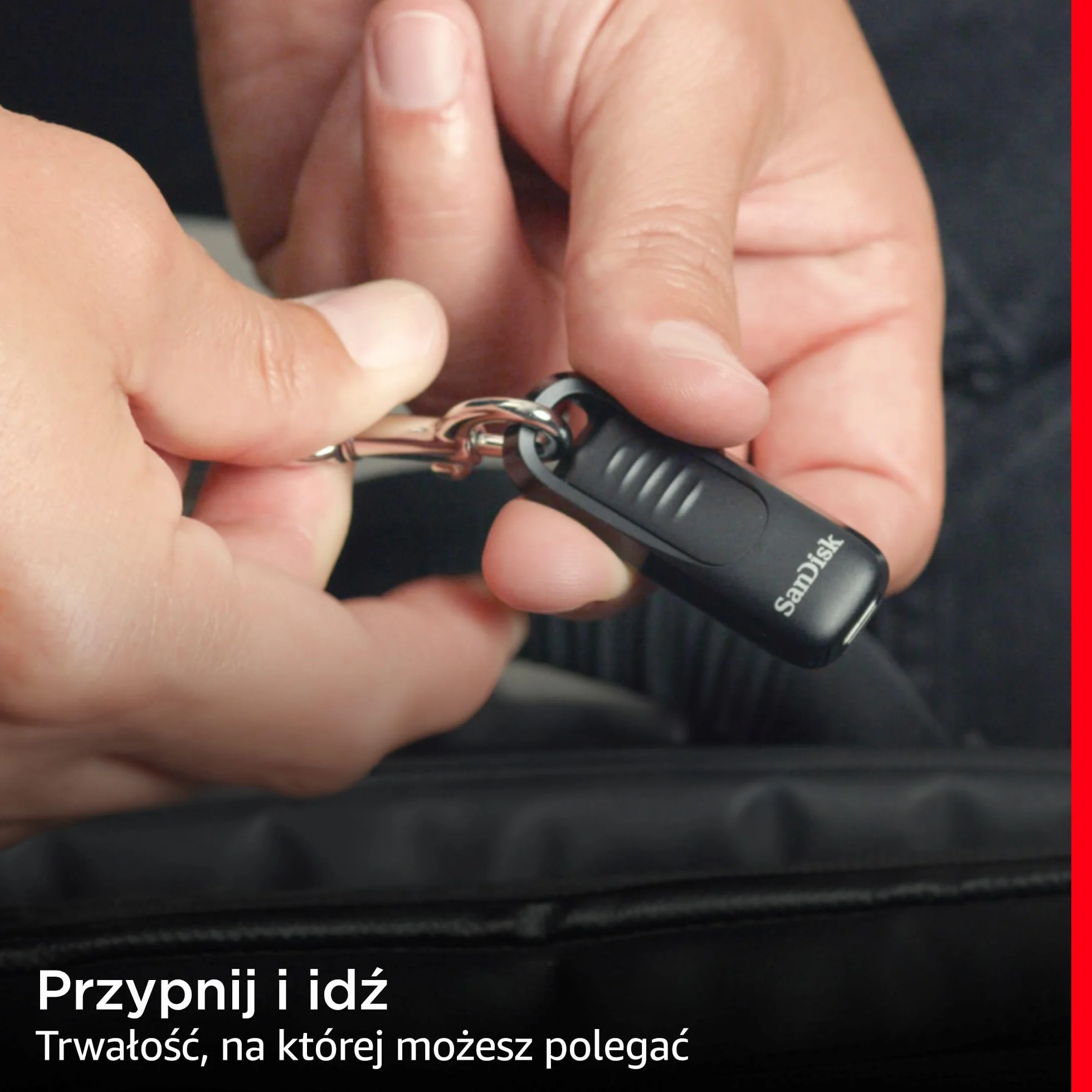 SanDisk Ultra Slider Pamięć Flash USB Typu C 512 GB, Duża Wydajność, Prędkość Odczytu Do 400 MB/s, USB 3.2 Gen 1, Chowane Złącze, Brelok, Czarny
