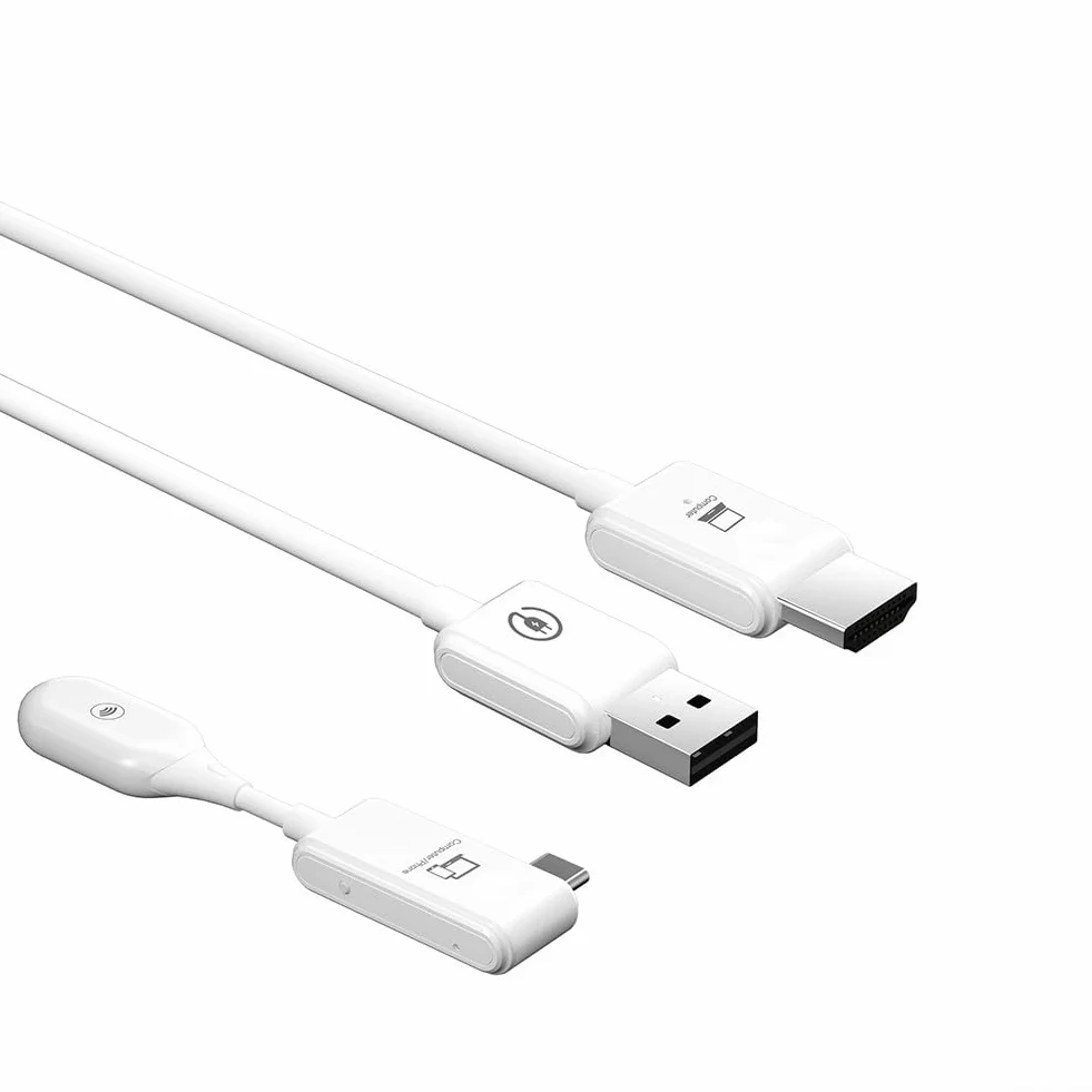 1080P bezprzewodowy ekran projekcyjny USB odbiornik wideo do prezentacji biurowych projektor szkolny ekran 60 cm