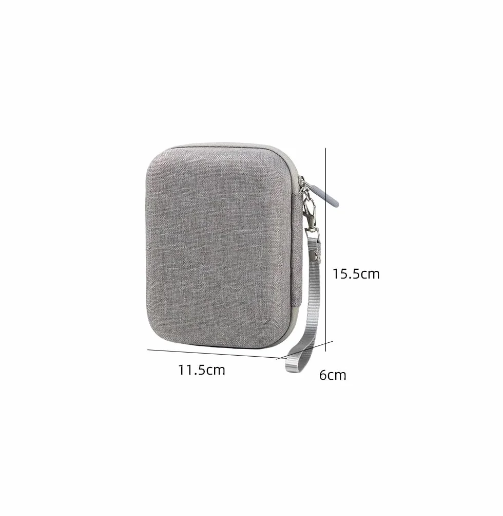 Etui na aparat torba odporna na wstrząsy szara ochronna mini obudowa twarda obudowa do Atomos Ninja V 5-calowy ekran dotykowy monitor do nagrywania, szary, Etui na aparat