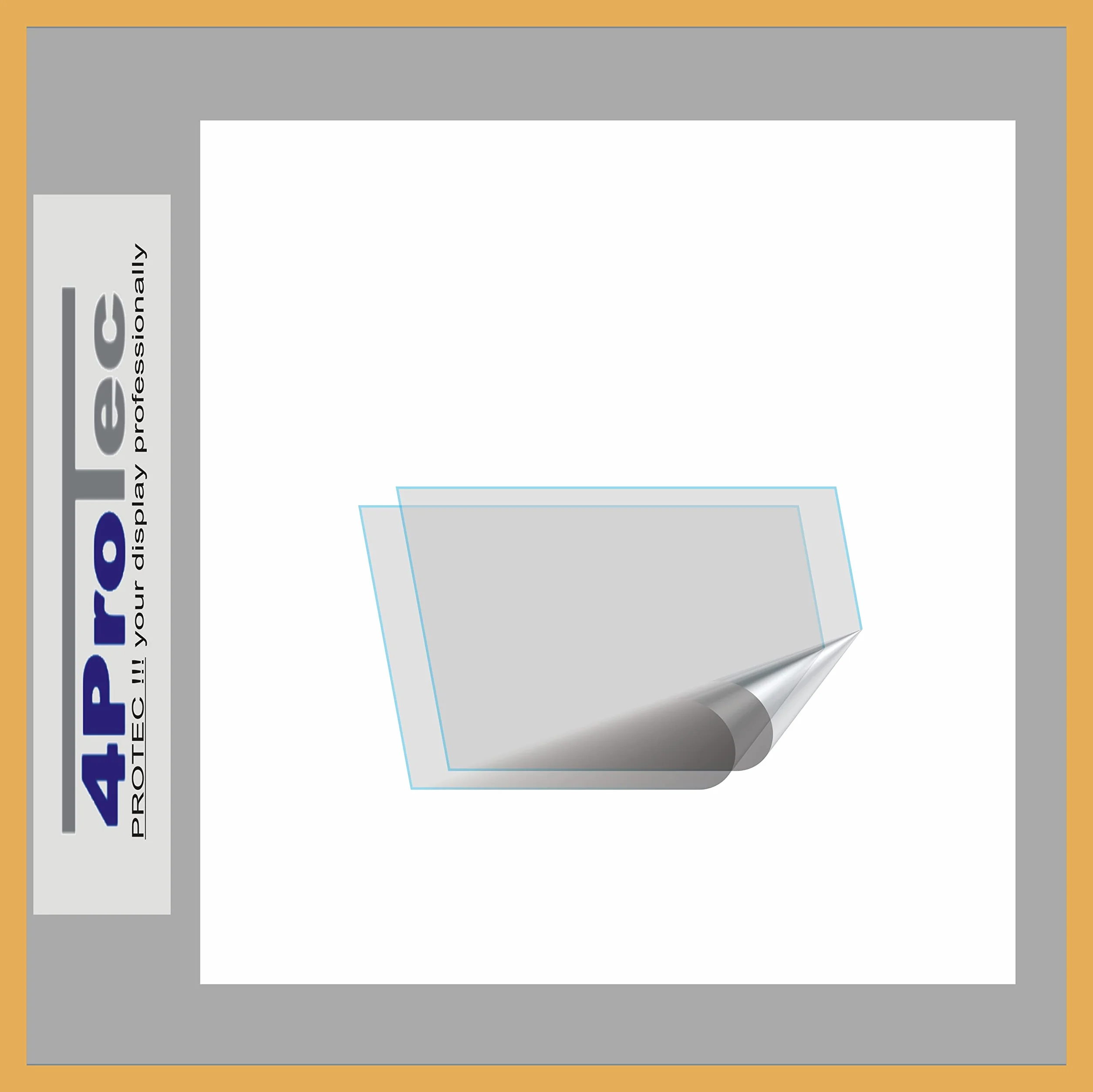 4ProTec | 2 x folia ochronna na wyświetlacz przezroczysta do samodzielnego docięcia 297 x 210 mm (DIN A4)