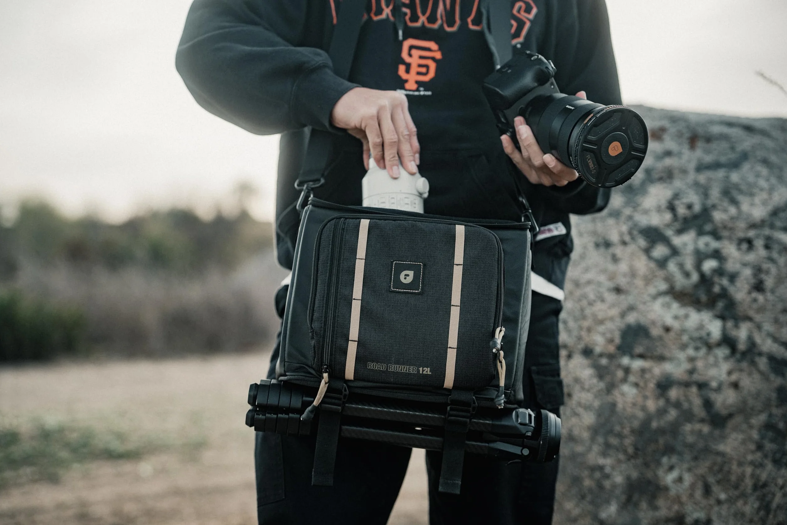 PolarPro - RoadRunner - 12L - torba na ramię - profesjonalna torba na ramię - mieści cały sprzęt fotograficzny/dronowy