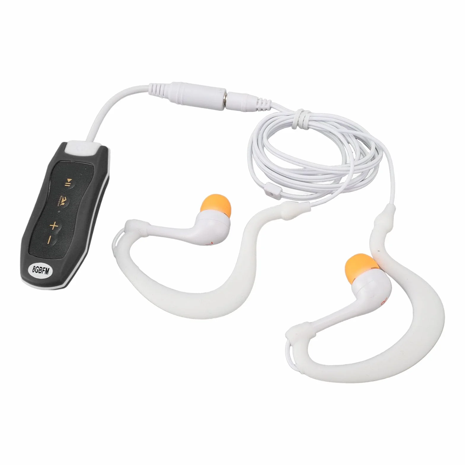 Podwodny Odtwarzacz Muzyczny MP3 Ergonomiczna Konstrukcja 8 GB USB2.0 IPX8 Wodoodporny Odtwarzacz MP3 do Nurkowania na Rowerze (8GB)