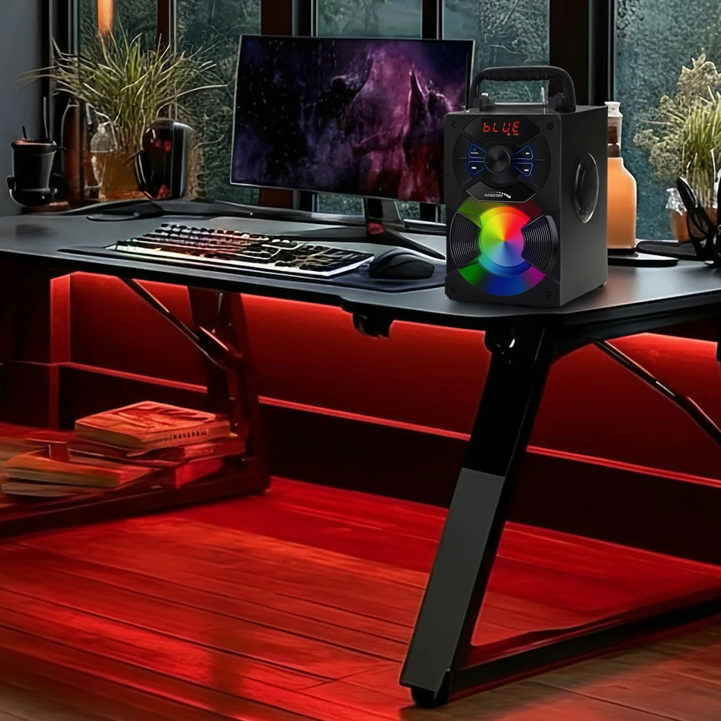 Audiocore AC730 Przenośny Głośnik Bluetooth 5.0 11W LED