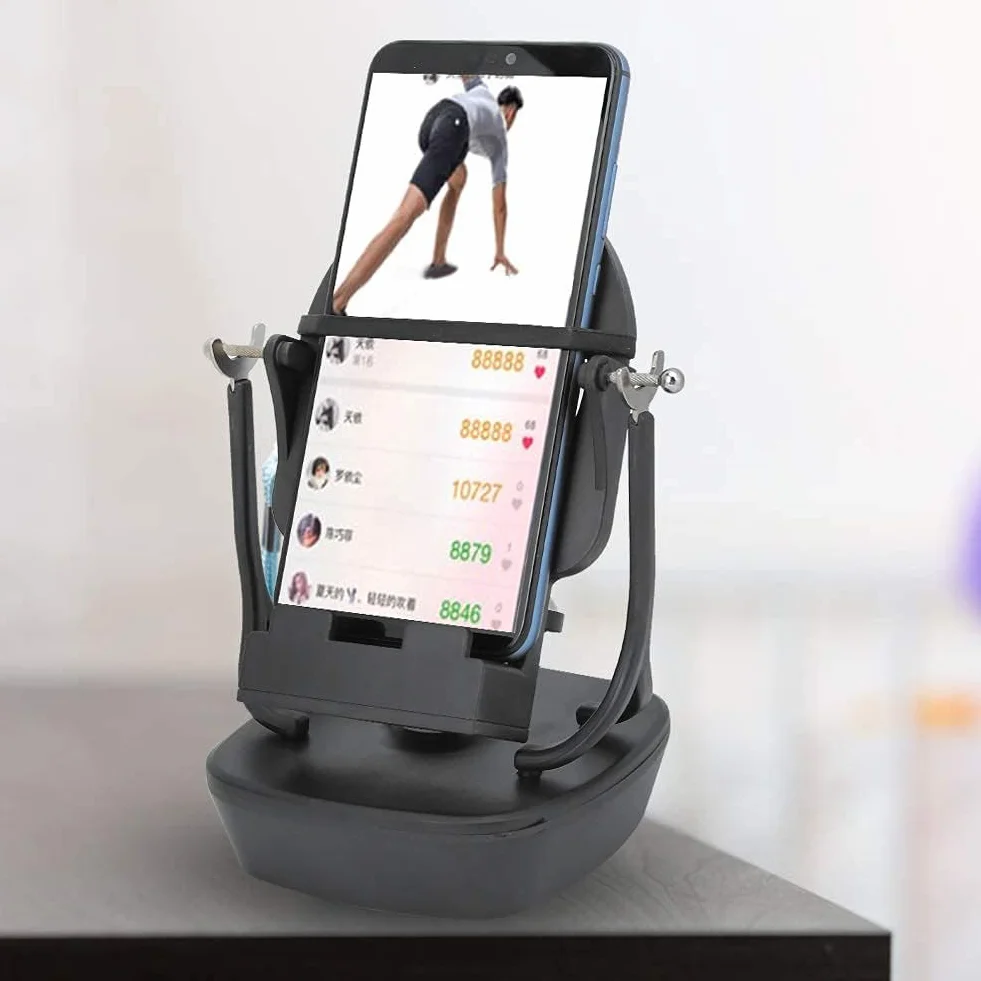 Automatic Shake Wiggle Electronic Perpetual Motion Machine Uchwyt na Telefon Komórkowy, Motion Brush Step Safety Wiggler Shake, Phone Swing Device Phone CharmsAkcesoria