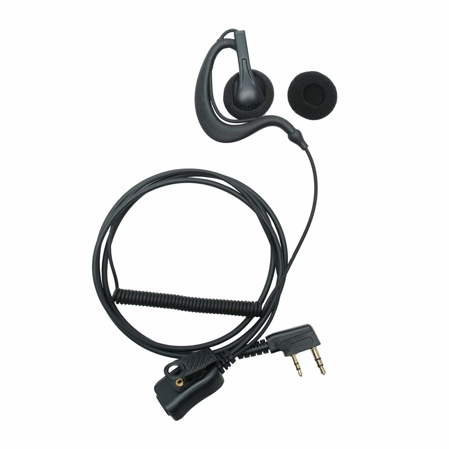 Sarcia Słuchawka radiowa z mikrofonem PTT kompatybilna z Baofeng UV5R UV82 BF-888S BF- F8HP Kenwood NX-1200 NX-1300 TK-2107 TK-3107 K1 RT21 RT22 RT15 H-777 H-777S Zestaw słuchawkowy Walkie Talkie G ,2