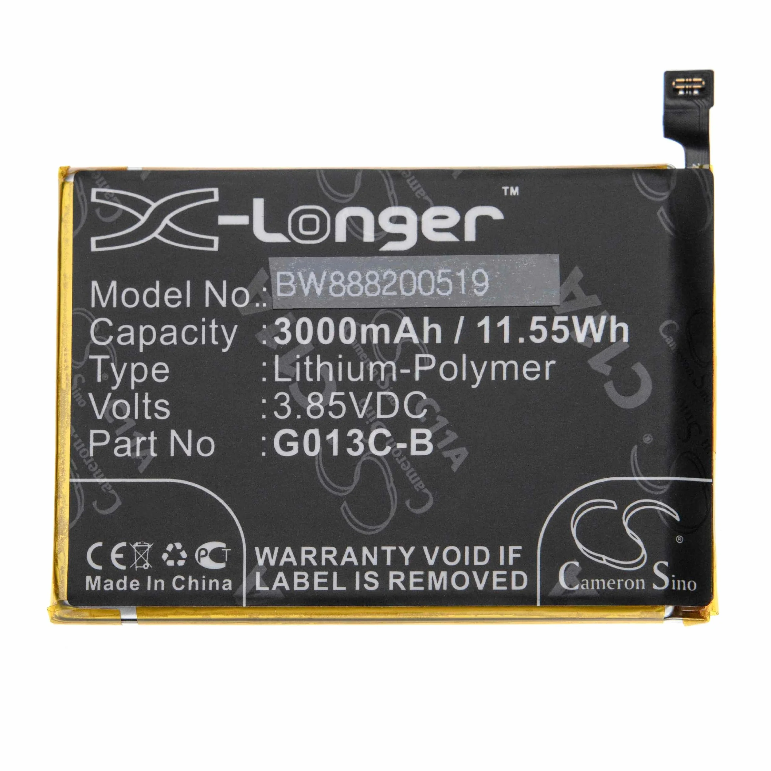 vhbw Bateria pasująca do Google Pixel 3 XL, G013C, XL 3 telefon komórkowy smartfon (2900 mAh, 3,85 V, litowo-polimerowy)