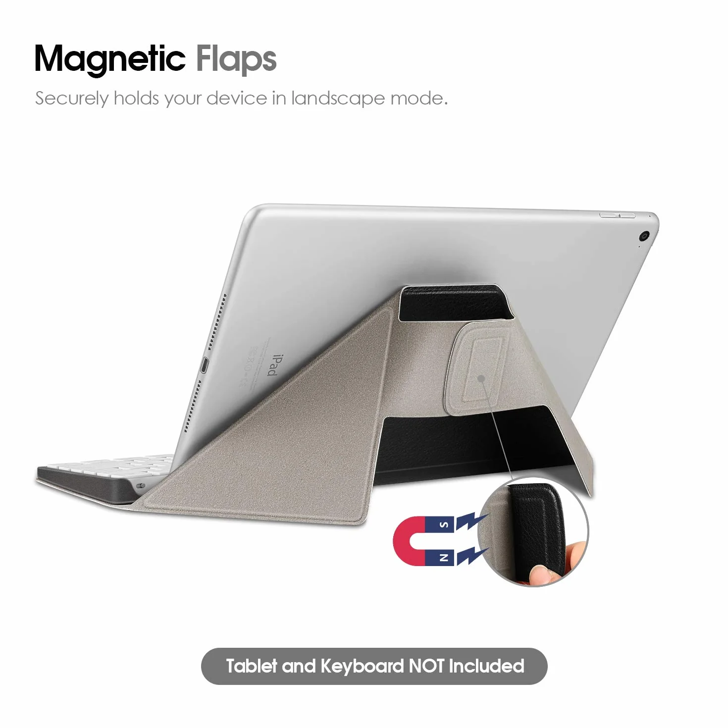 Fintie Etui do noszenia kompatybilne z Apple Magic Keyboard (MLA22LL) - wąskie, lekkie etui ochronne, funkcja stojaka, kompatybilne z iPhone/iPad Pro/Air/Mini/iMac, czarne