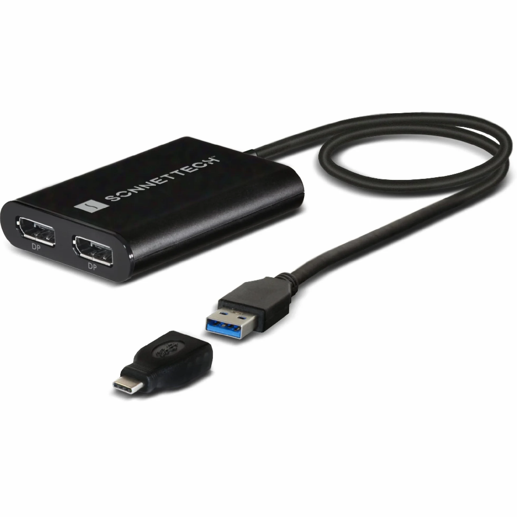 Sonnet Adapter DisplayLink Dual 4K DisplayPort do M1 Macs