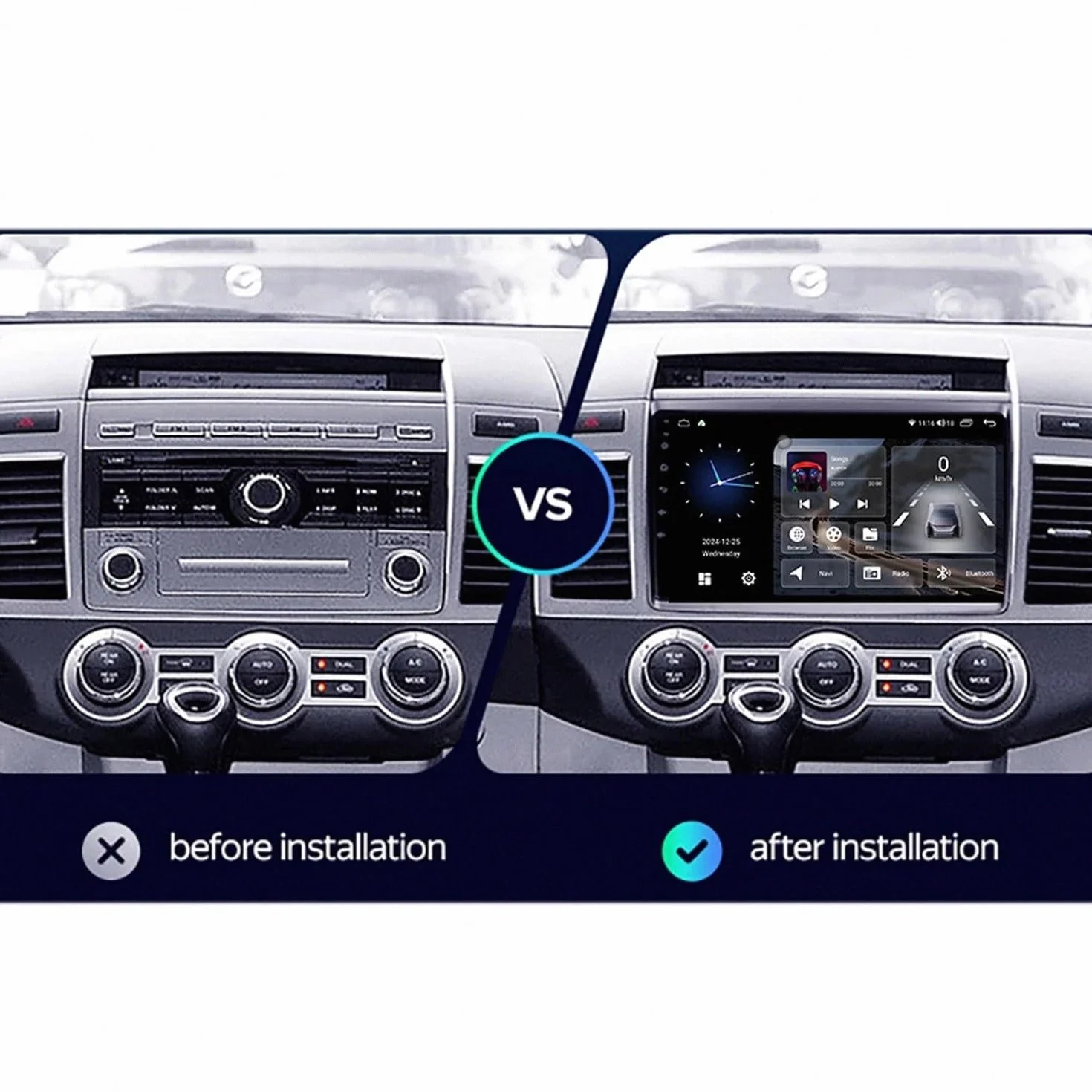 Car Multimedia Player dla Mazda 8 Mazda8 MPV 2011 2012-2015 9 Inch Android 15 Car Play Screen Wireless Carplay For, 4 Core 2G+64G