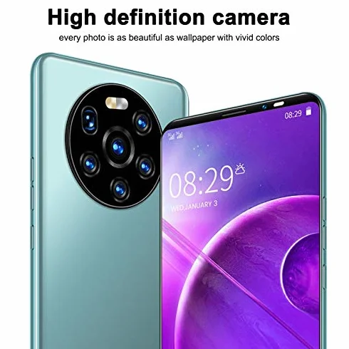 Odblokowany telefon komórkowy Mate40 Pro,dla Androida 6 5,45 cala HD Full Screen Dual SIM 3G Smartphone,dwurdzeniowy procesor,1GB+8GB,bateria 2200mAh,podwójne kamery,rozpoznawanie twarzy(Zielony)