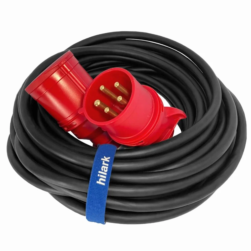Hilark Cable Tech Przedłużacz siłowy elektryczny gumowy 32A OnPD H07RN-F 5x4 wytrzymały 10m