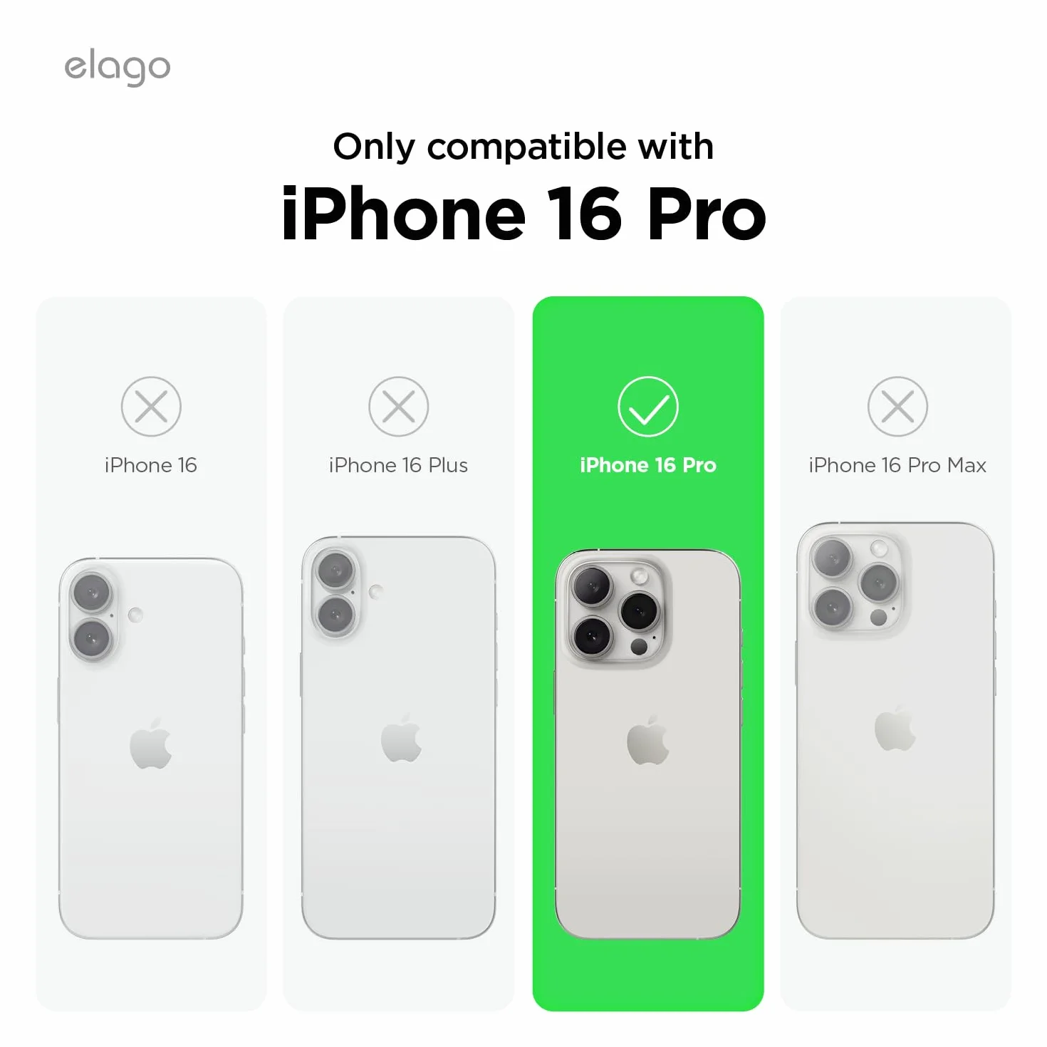 elago Etui na iPhone 16 Pro Silikonowe Ochronne Odporne na Wstrząsy