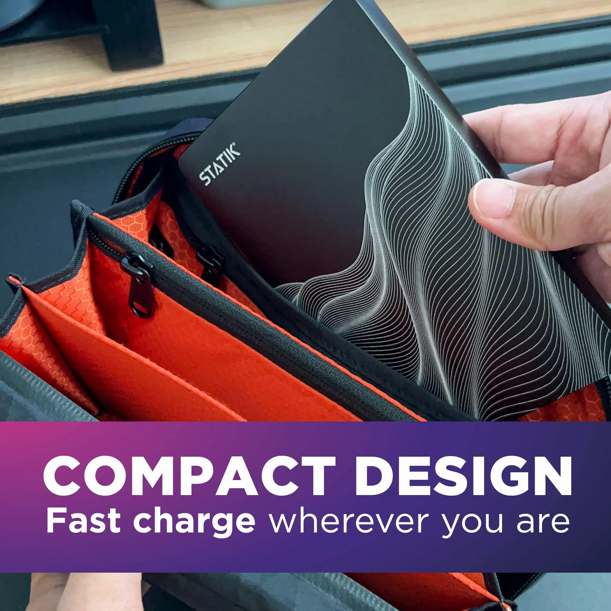 Statik Ultimate Charger przenośny powerbank 20 000 mAh do smartfonów, laptopów, tabletów itp. - Smukły i trwały metalowy korpus z wieloportowym ładowaniem