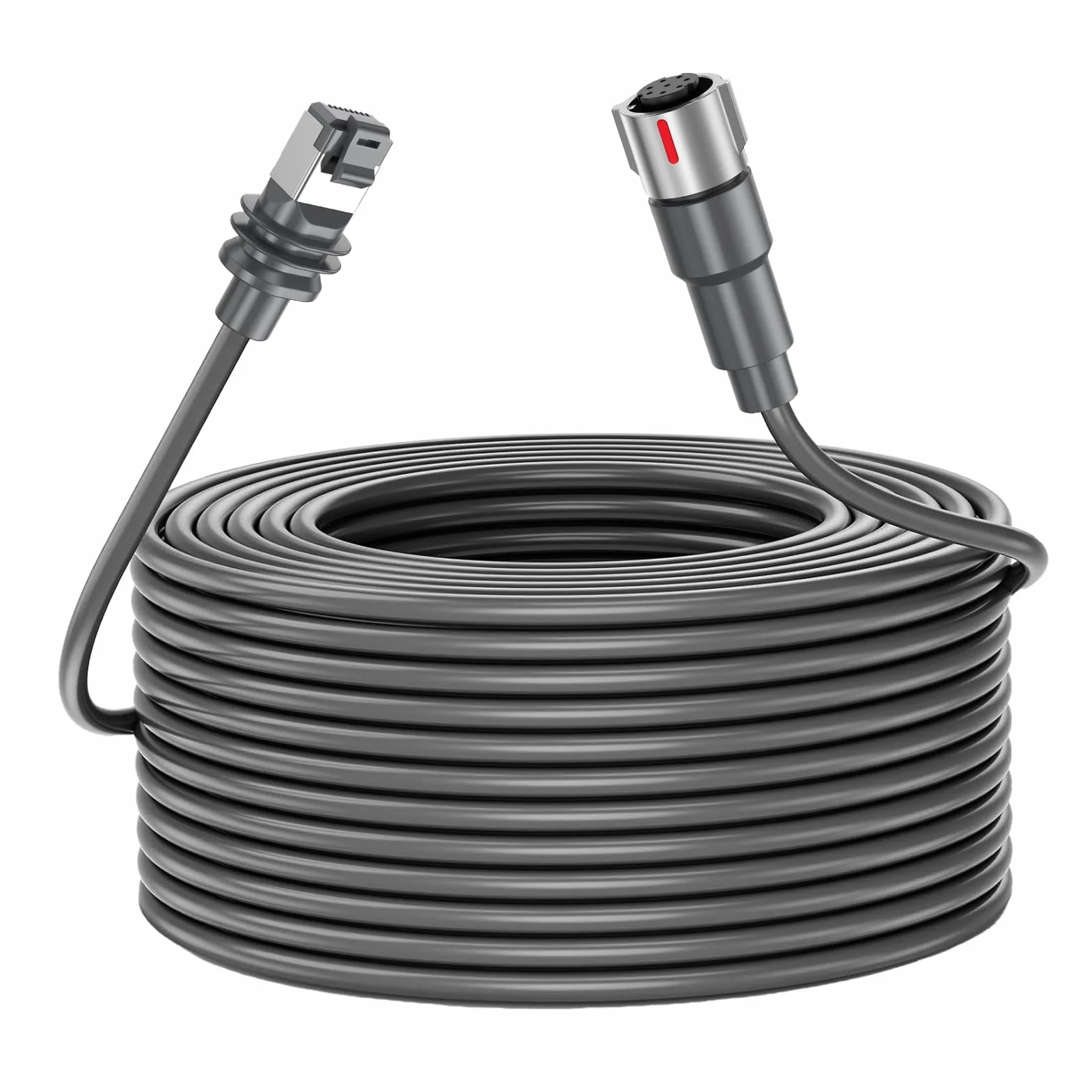 Kabel Połączeniowy Anteny 50M 164FT Trwały Zamiennik Wysokiej Jakości Anteny Talerzowej Gen 3 Idealny do Stosowania na Duże Odległości Wodoodporny materiał