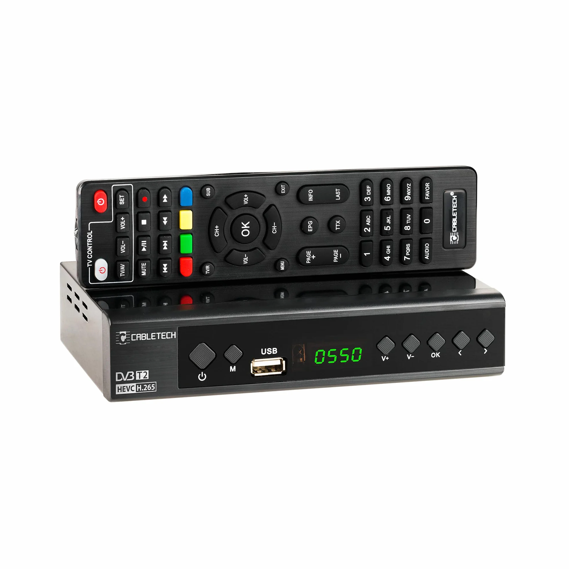 Cabletech Tuner DVB-T/C HEVC H.265 10bit 1920x1080 512 MB DDR2