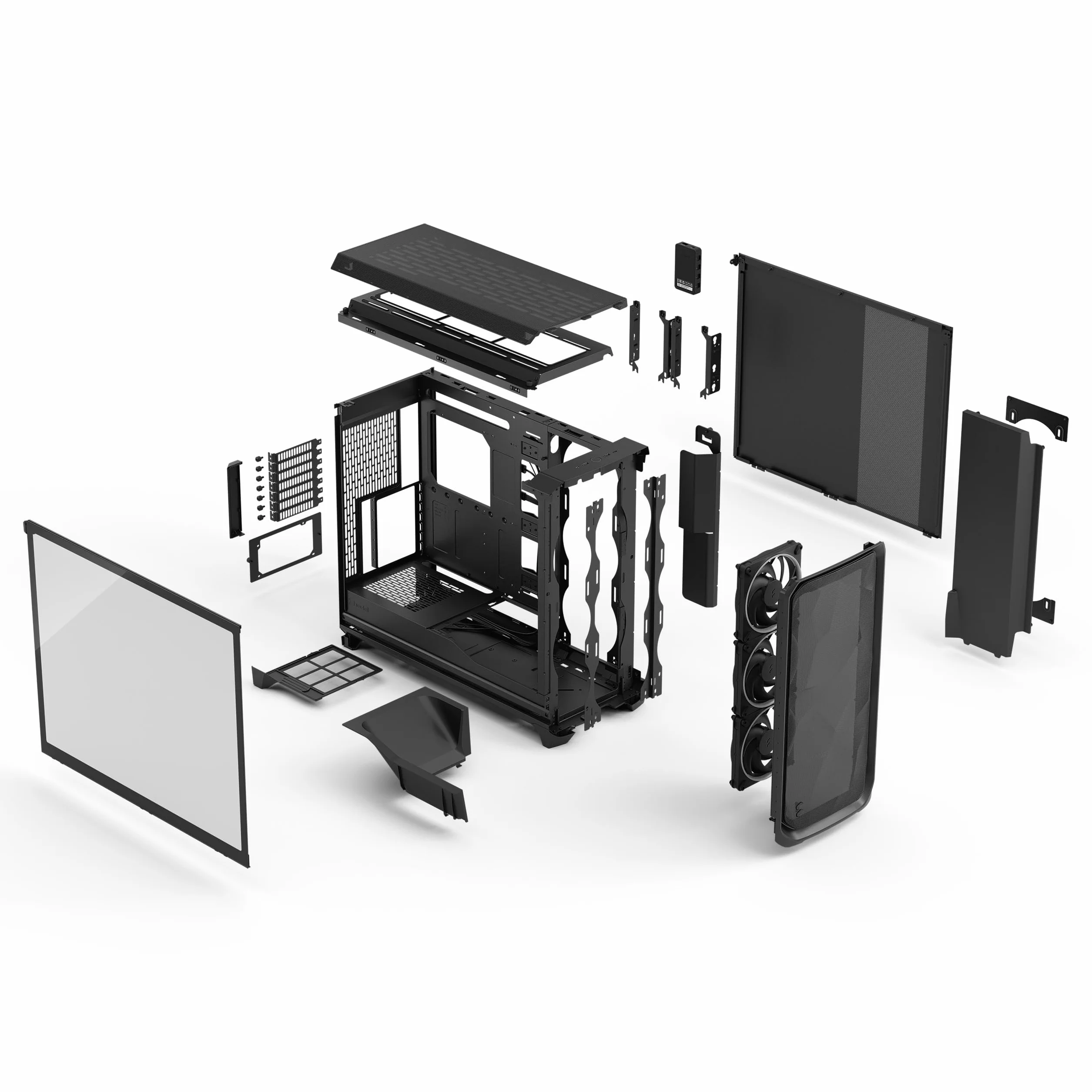 Fractal Design Meshify 3 XL Ambience Pro RGB Black TG z zaawansowaną wentylacją i oświetleniem ARGB