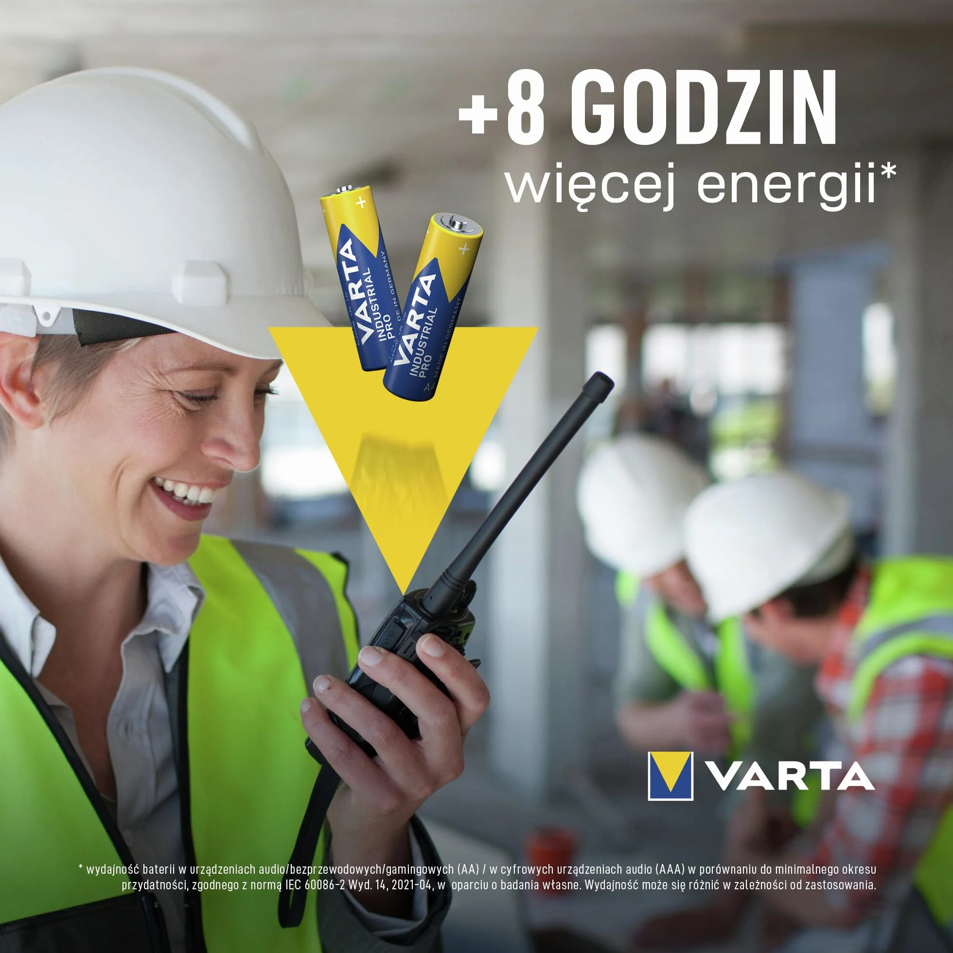 VARTA Baterie AA, opakowanie 40 szt., Industrial Pro, Baterie Alkaliczne, 1,5V, pakiet do przechowywania, Made in Germany [Wyłącznie w Amazon]
