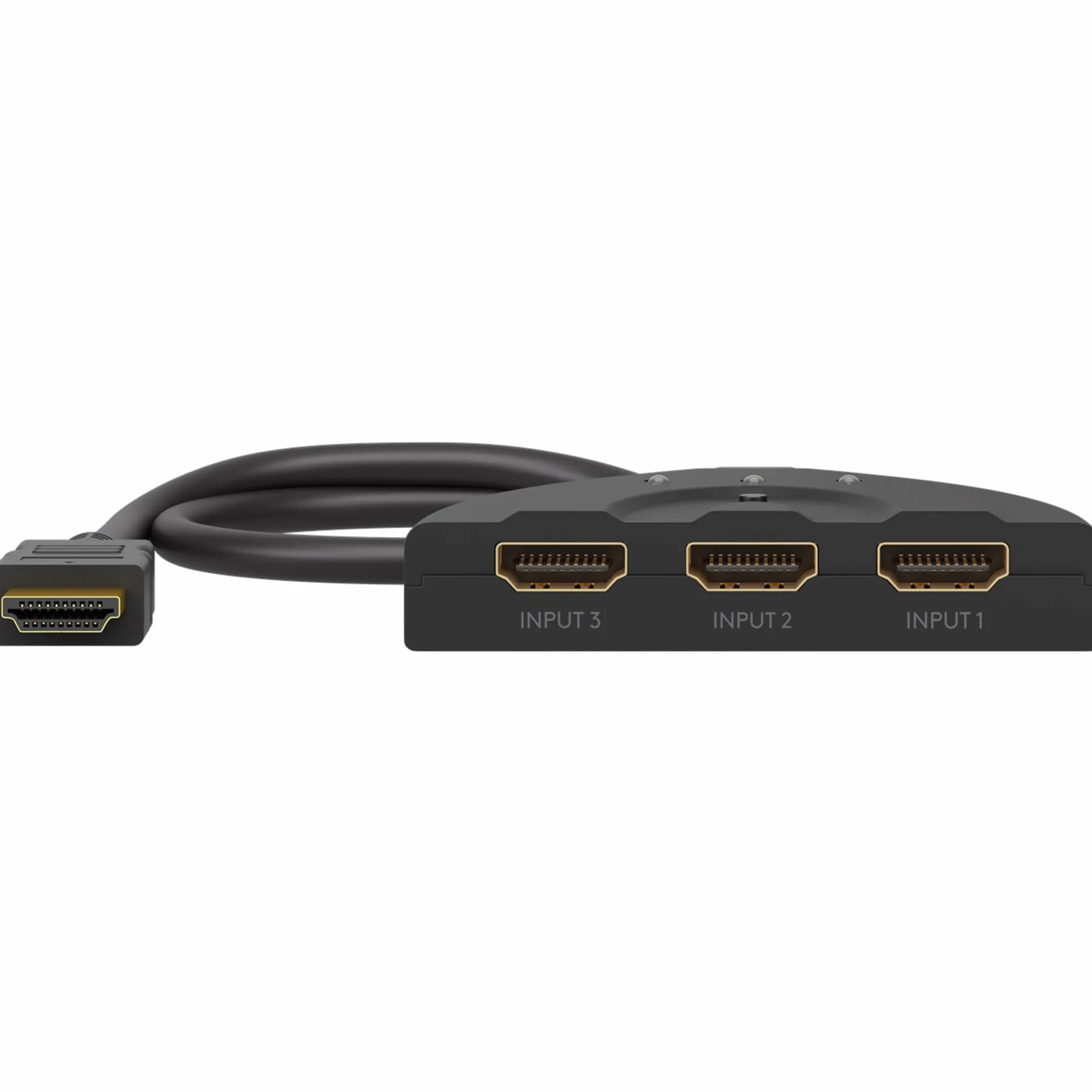 goobay Przełącznik HDMI 3 na 1 (4K @ 60 Hz)