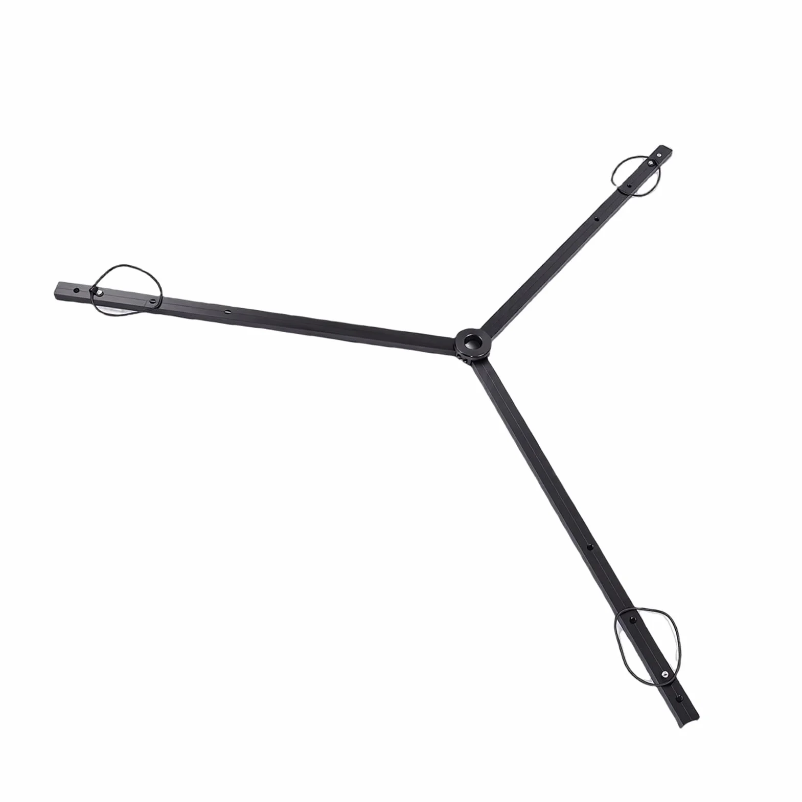 SIXRUN Aluminiowy Stabilizator Statywu, Składana Prowadnica Podłogowa Stabilizatora Statywu z Anodowanymi Nogami, Rozmiar Po ZłOżeniu 60 Cm, Podpórka Pod Stopy Typu O Loop do Sprzętu Fotograficznego i