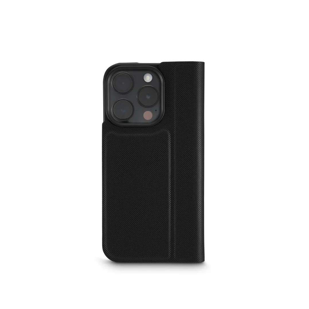 Hama Etui na telefon komórkowy iPhone 16 Pro (etui na telefon komórkowy do postawienia, etui z przegródką na karty, dodatkowa ochrona wyświetlacza i aparatu, z magnesem, etui z klapką, miękkie,