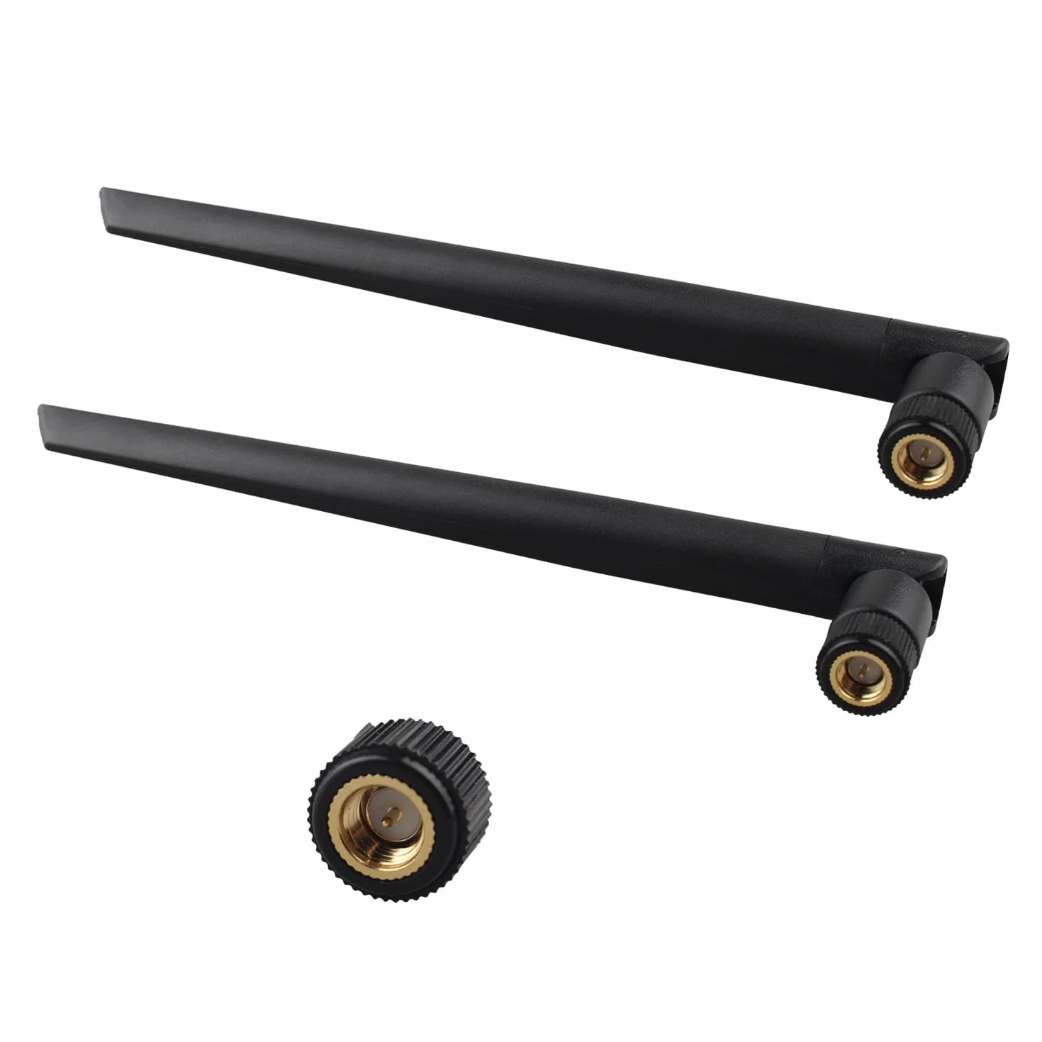 2pcs 4G LTE Antenna SMA Male 6dBi Omni-directional Aerial Compatible with Vodafone EE O2 Three Huawei ZTE 4G LTE Router Gateway Modem Cellular Router Wireless Game Trail Camera