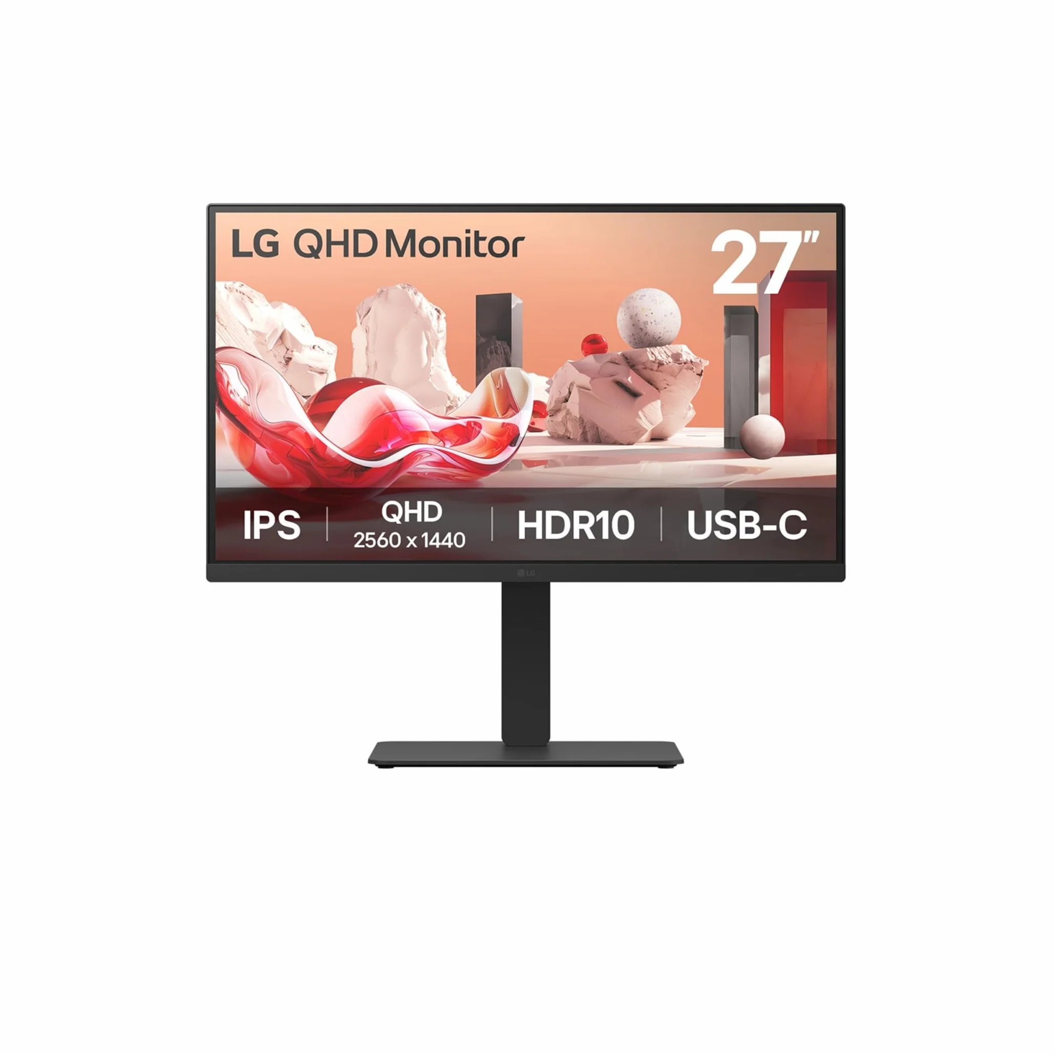 LG 27BA75QB-B - LED-Monitor - 68.6 cm (27") - 2560 x 1440 QHD @ 100 Hz