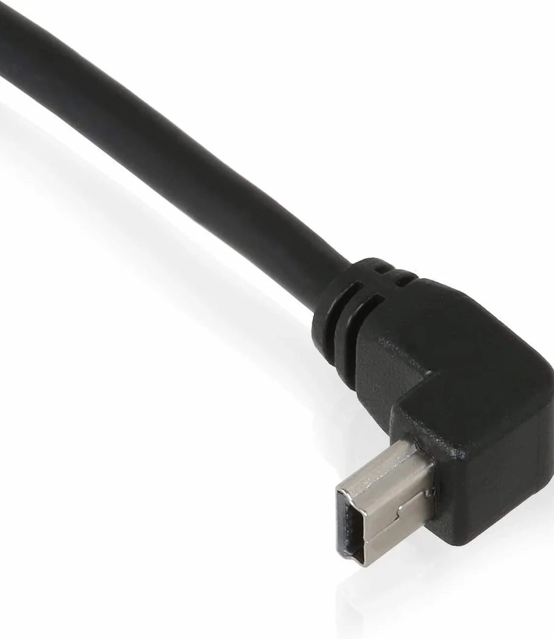 Wicked Chili USB 2.0 Hi-Speed kabel transmisji danych mini USB kątowy 90° 180 cm czarny